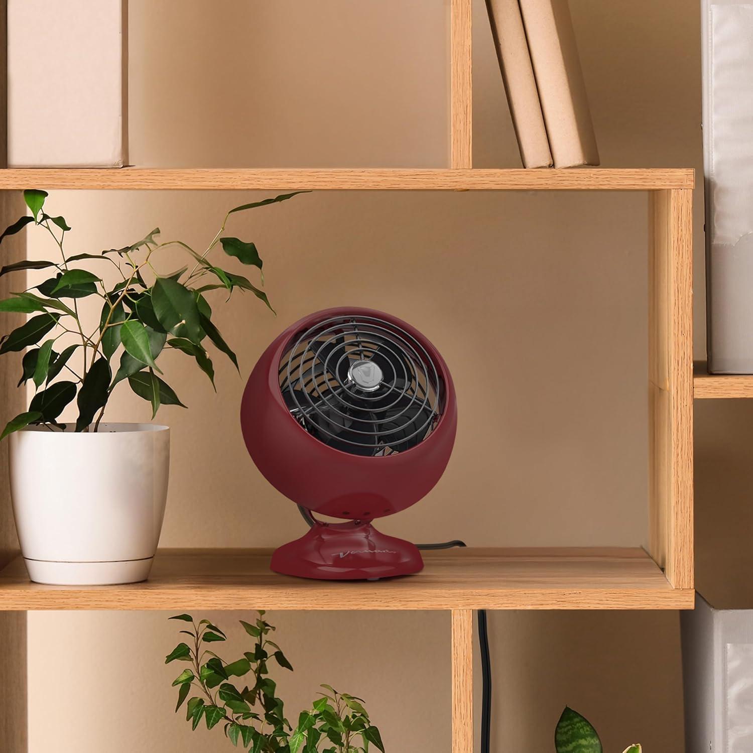 Ventilador de Mesa Vornado VFAN Mini Clásico Burdeos 2 Velocidades