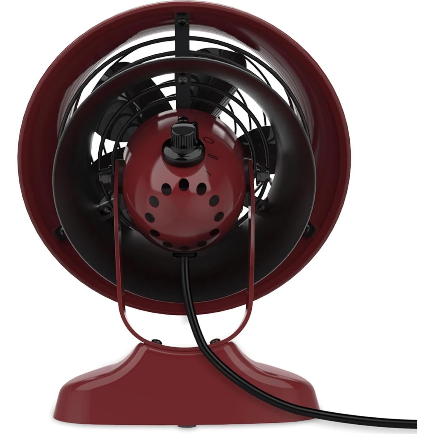 Ventilador de Mesa Vornado VFAN Mini Clásico Burdeos 2 Velocidades