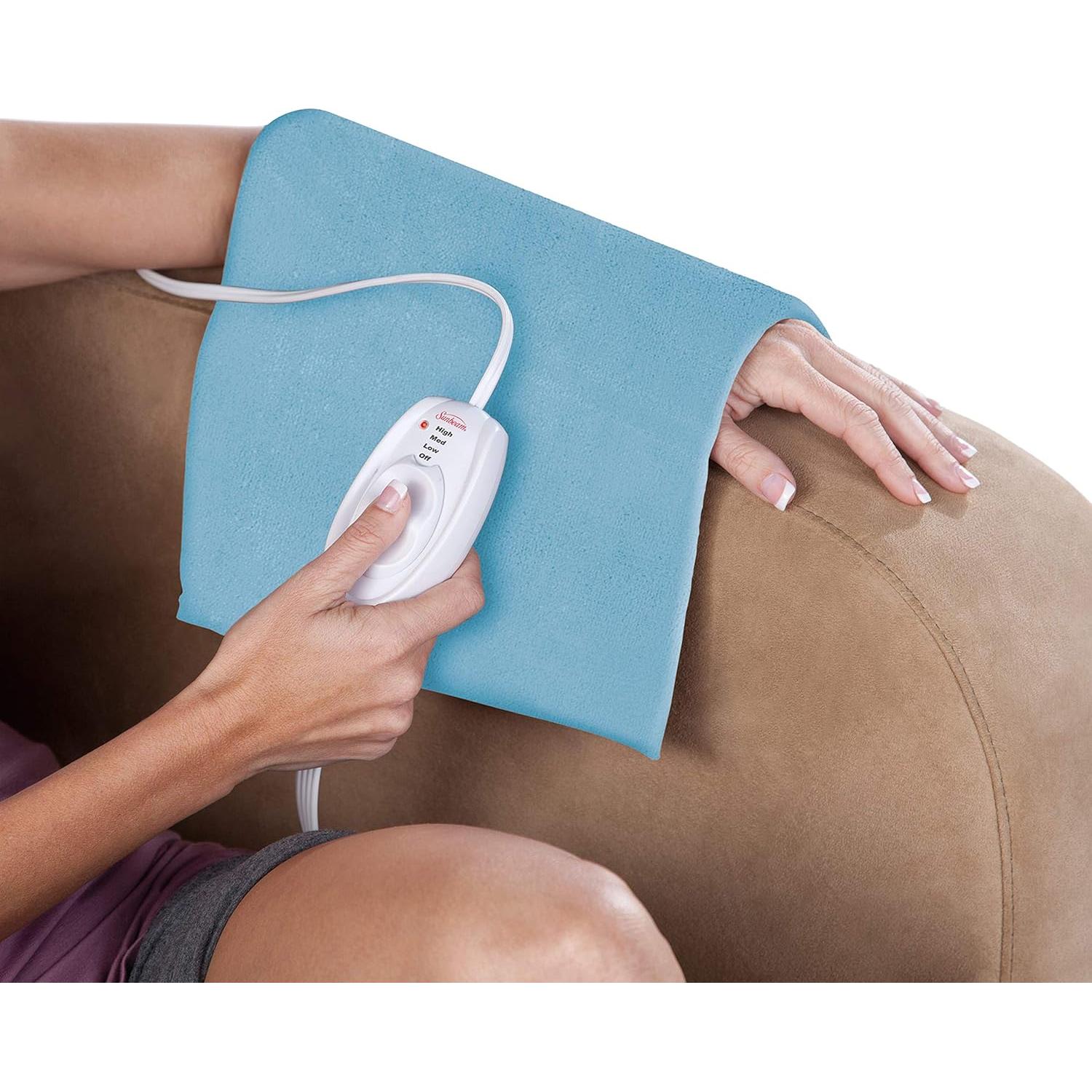 Almohadilla Térmica XL Sunbeam 30x60 cm Alivio Dolor Azul