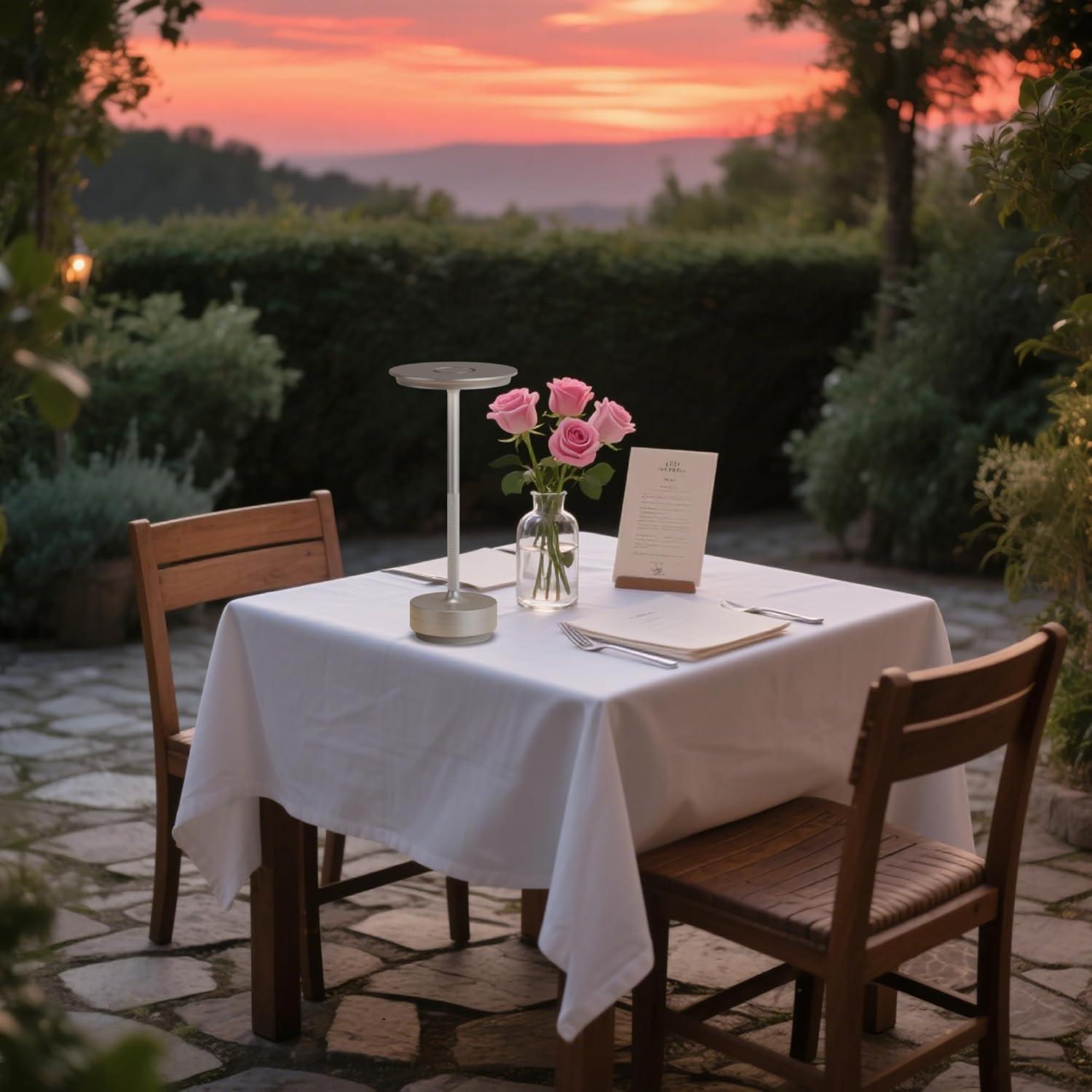 Lámpara de Mesa Inalámbrica FDIDC T106A Plata 5000mAh LED