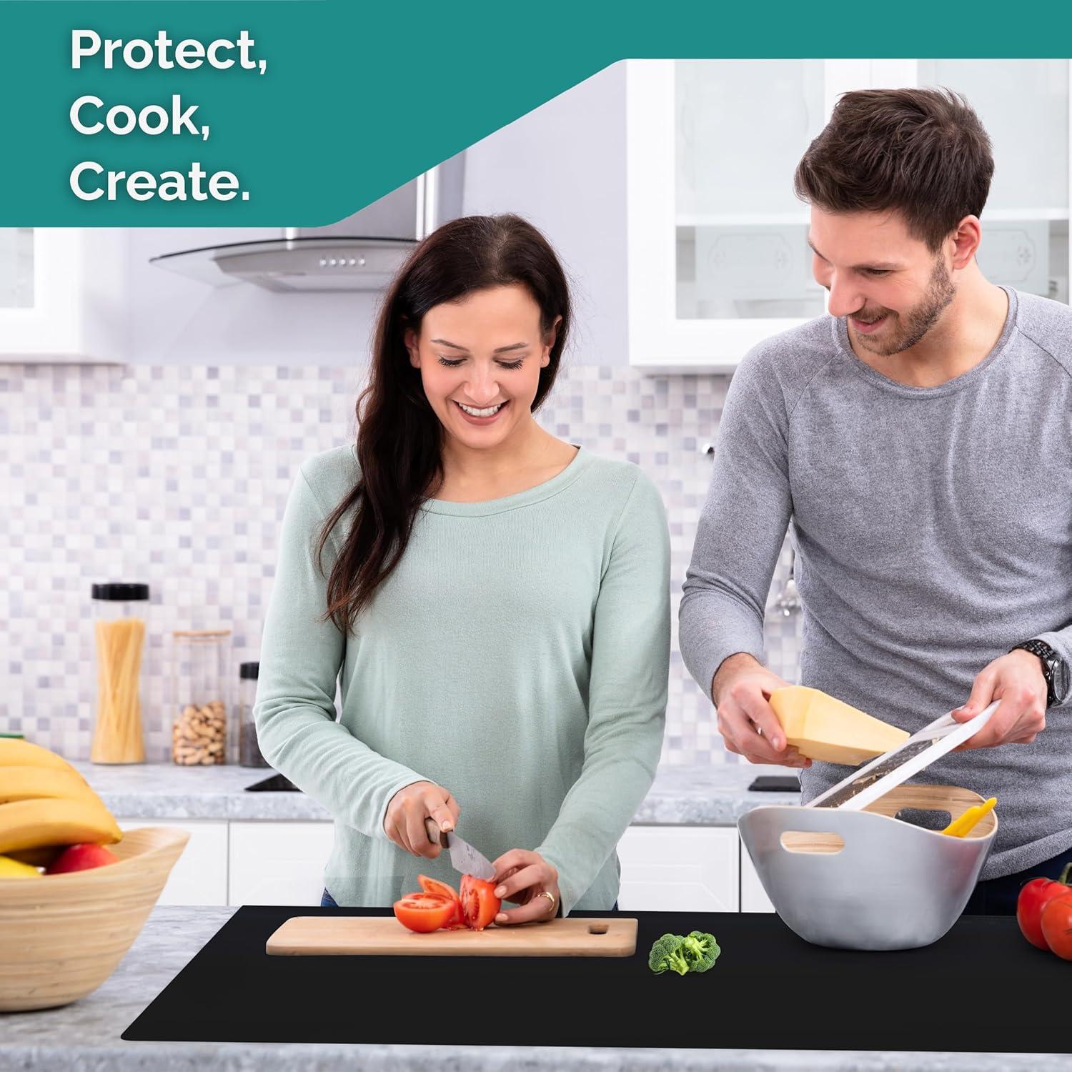 Alfombrilla de Silicona NEOZENSE 61x41cm Negra Resistente al Calor