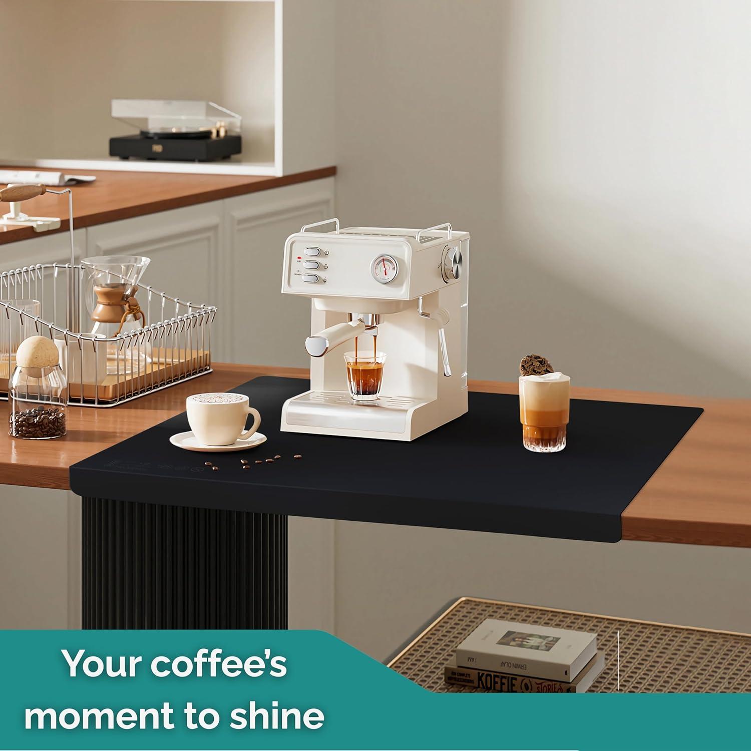 Alfombrilla de Silicona NEOZENSE 61x41cm Negra Resistente al Calor