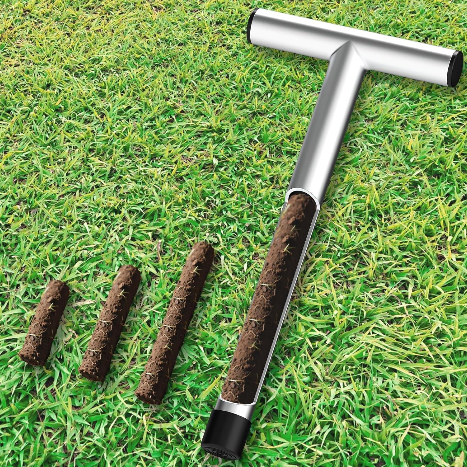 Sonda de Suelo ForoGore 30.48 cm Acero Inoxidable Mango en T