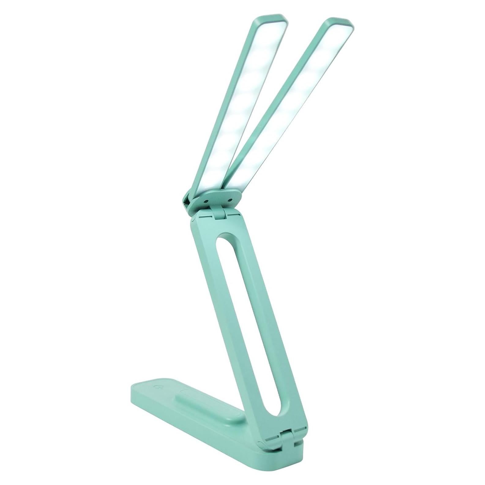 Lámpara de Escritorio LED Plegable Bsdgeclogy Azul 3 Modos