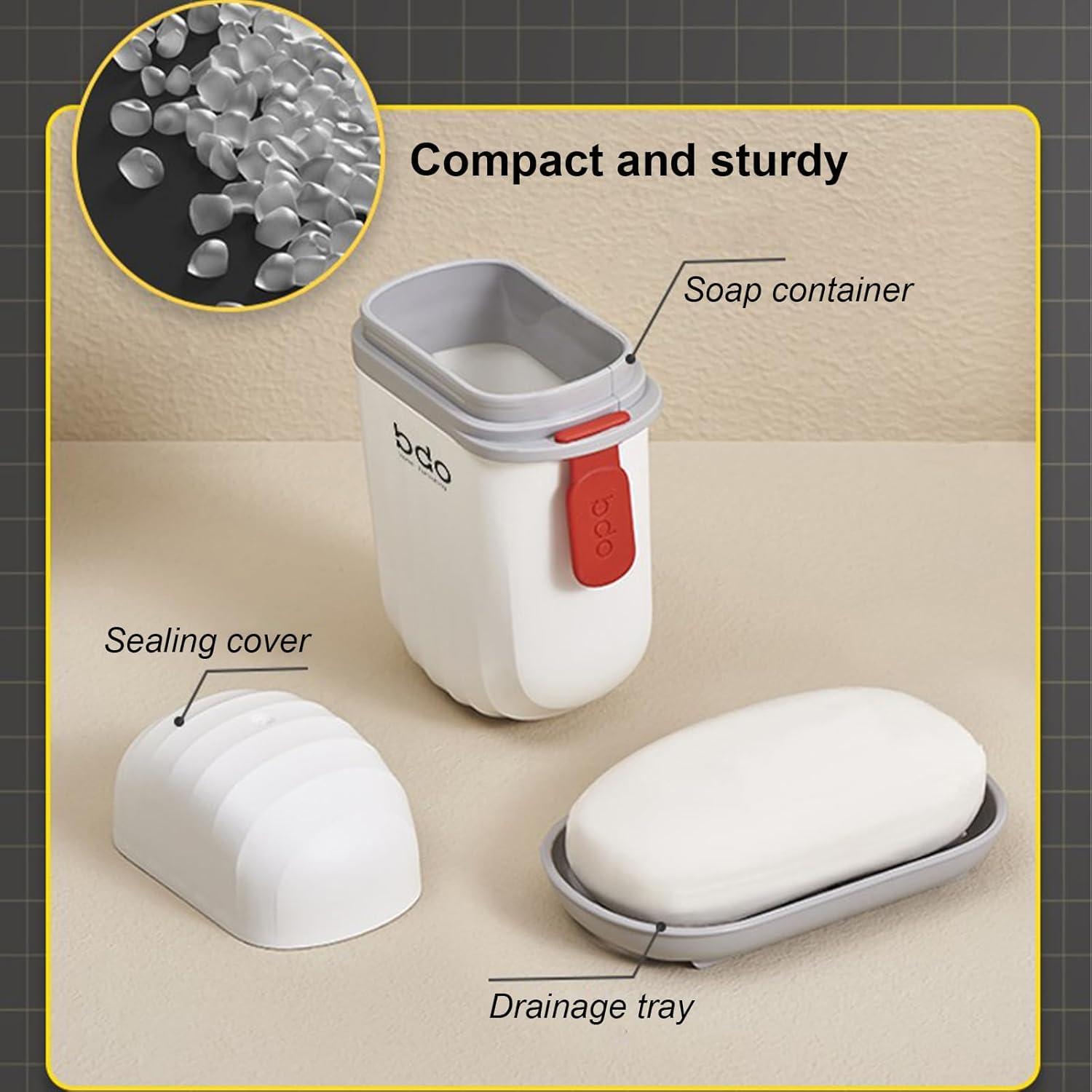 Estuche de viaje para cepillos de dientes y jabones FQDGTFA