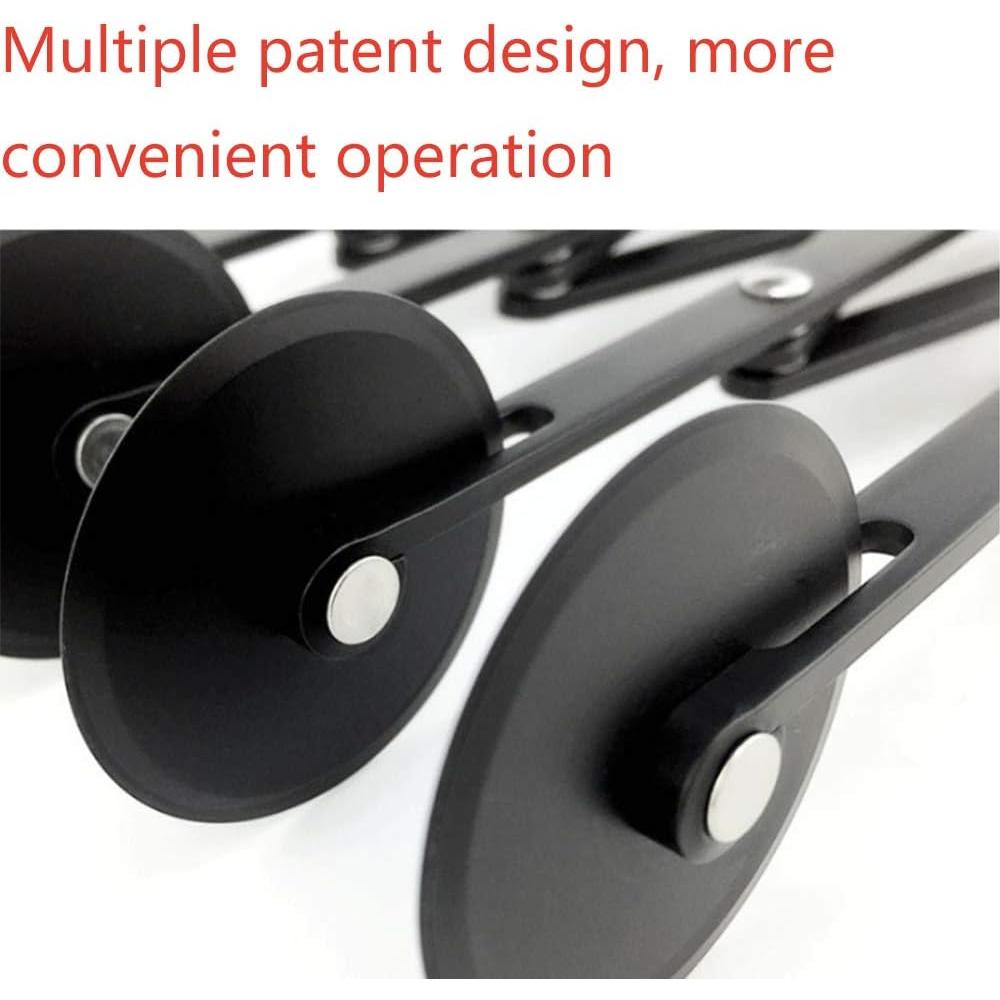 Cortador de Masa Ajustable UOHGDPY de Acero Inoxidable 5 Ruedas