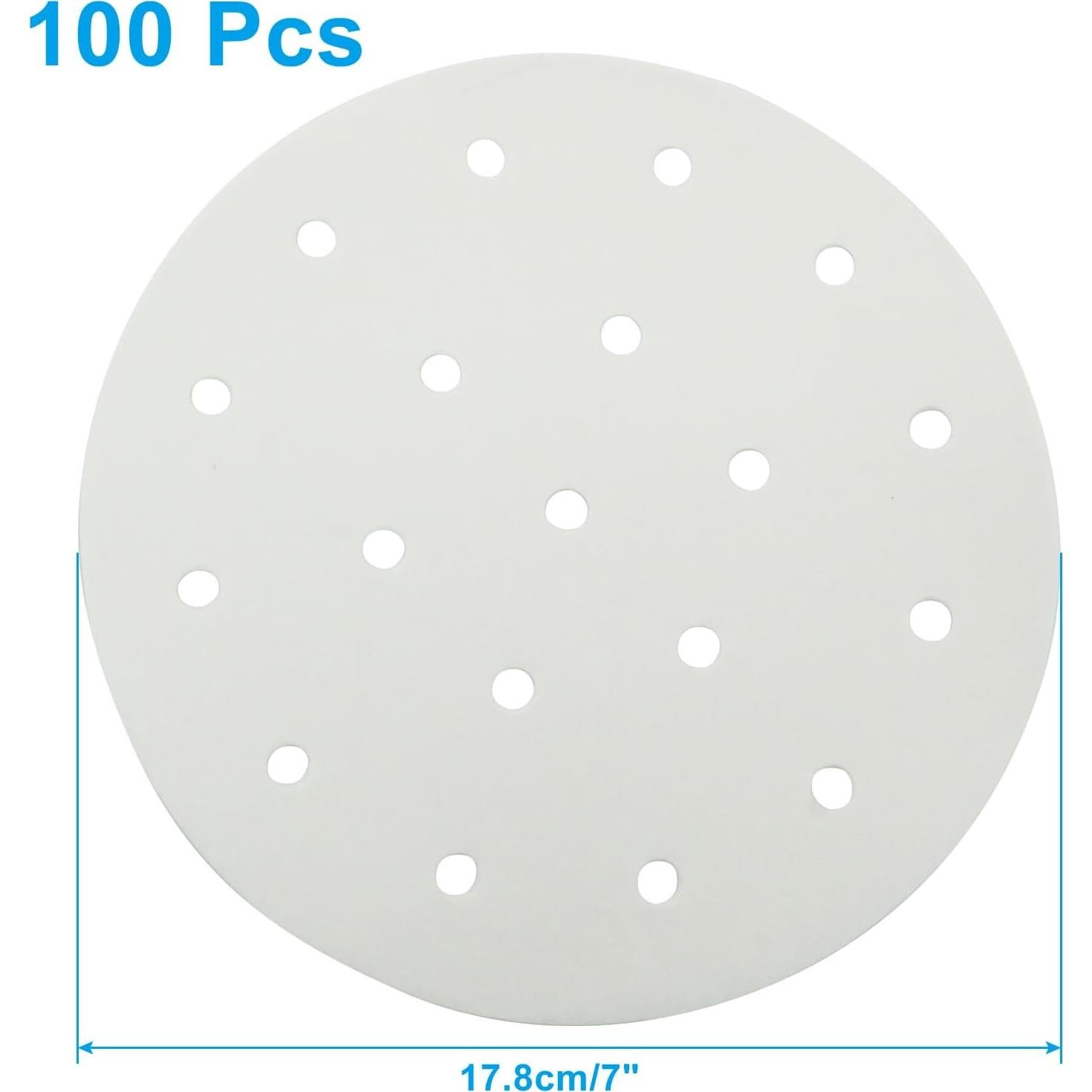 Paquete de 100 forros de bambú Bonsicoky 15 cm antiadherentes