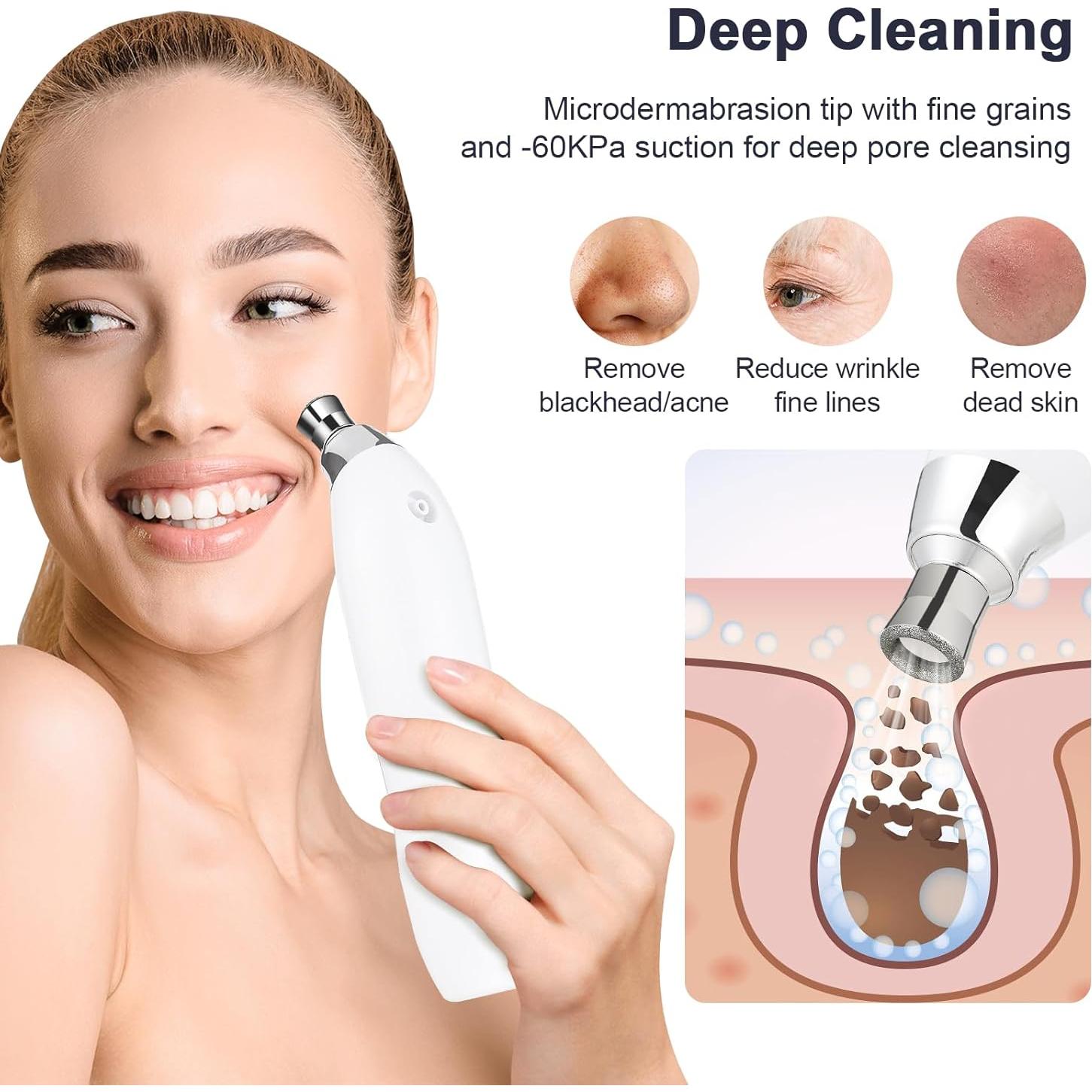 Máquina de Microdermoabrasión de Diamante IeBilif, 7 Modos