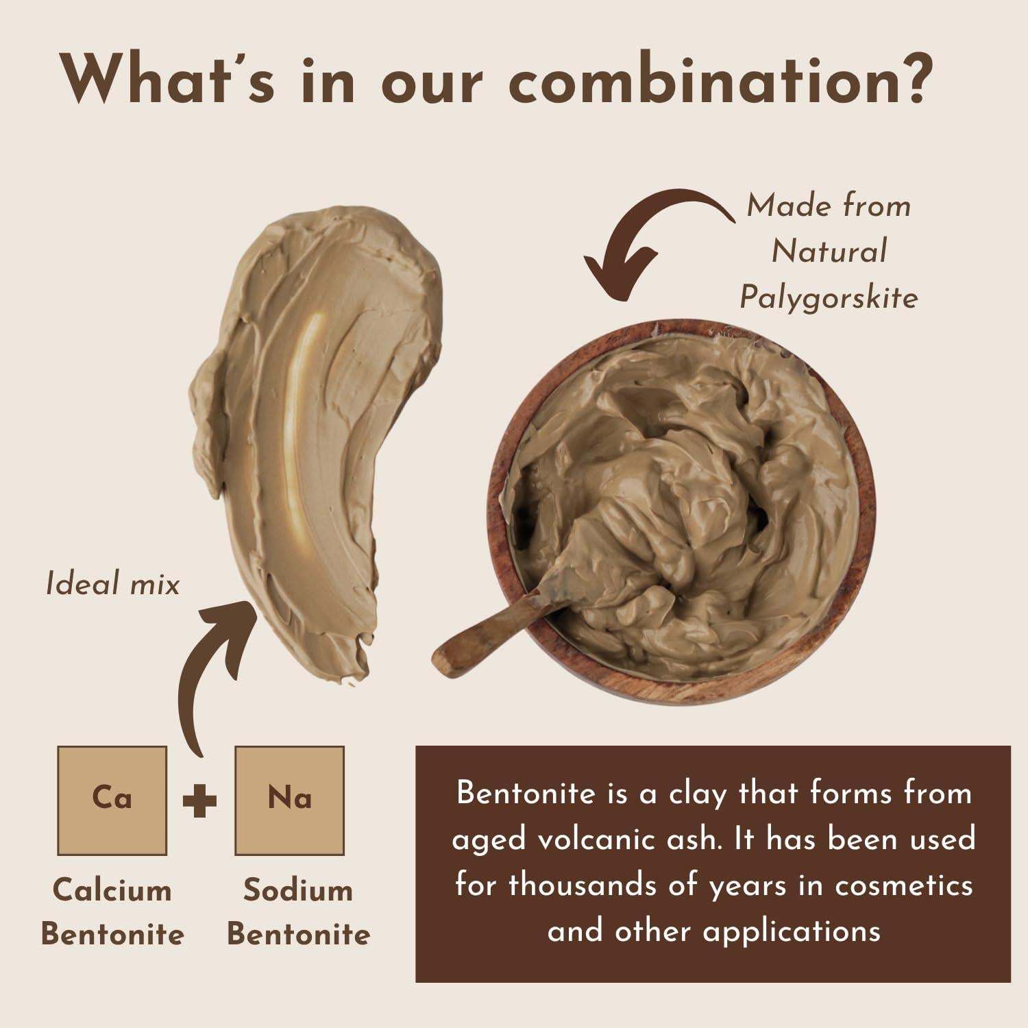 Polvo de Arcilla Bentonita Premium Seema 454g para Mascarilla Facial