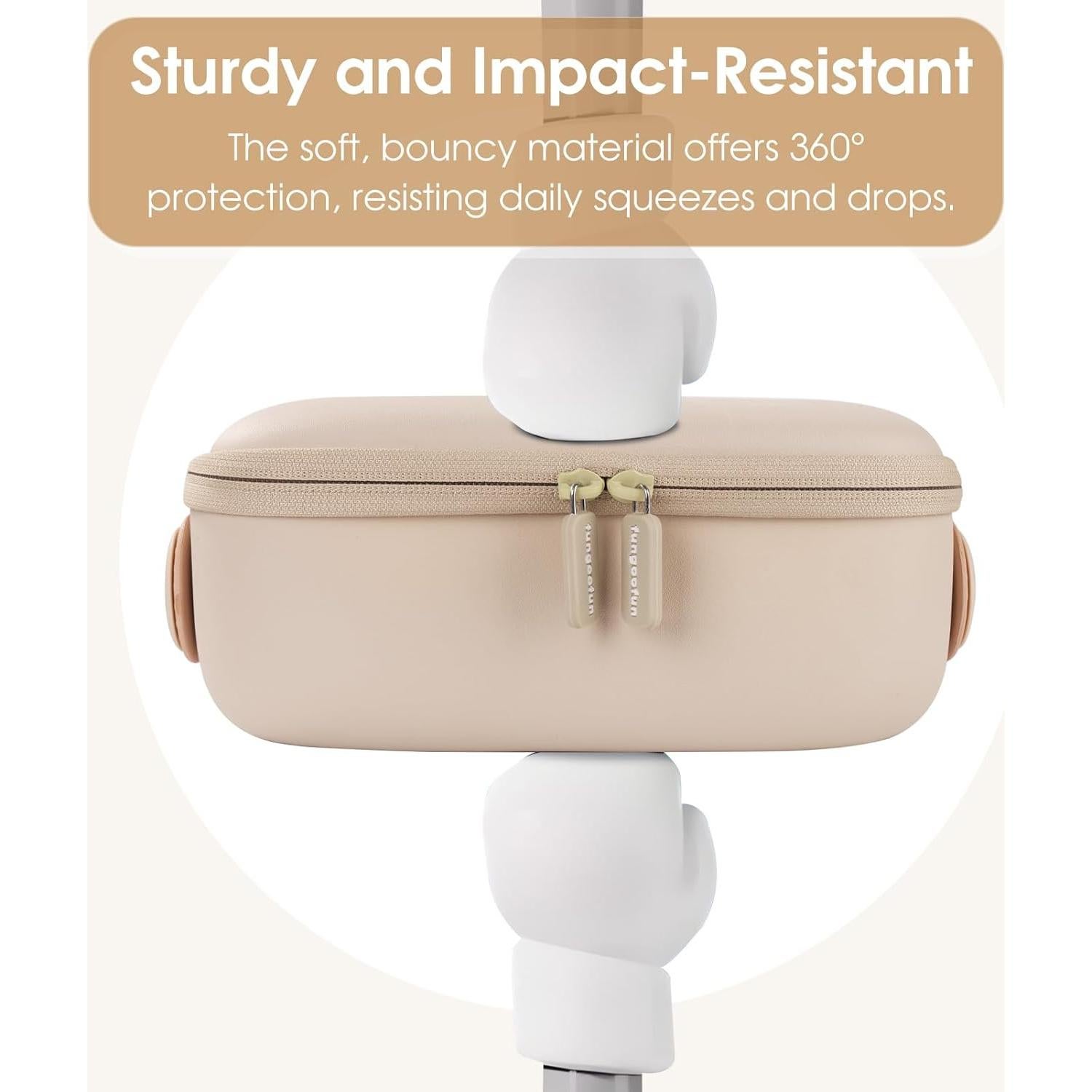 Estuche de Maquillaje WFDL Albaricoque Soñado Impermeable 25.1x20.1x10cm