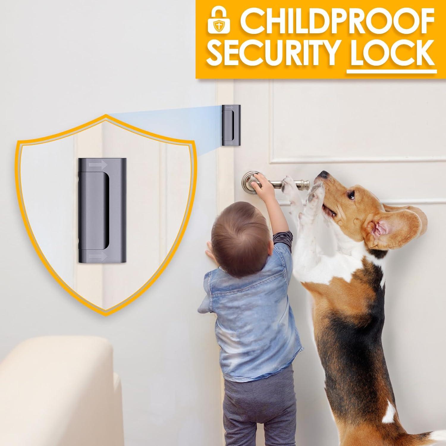 Cerradura de Refuerzo de Seguridad EVERPLUS Gris 7.62 cm