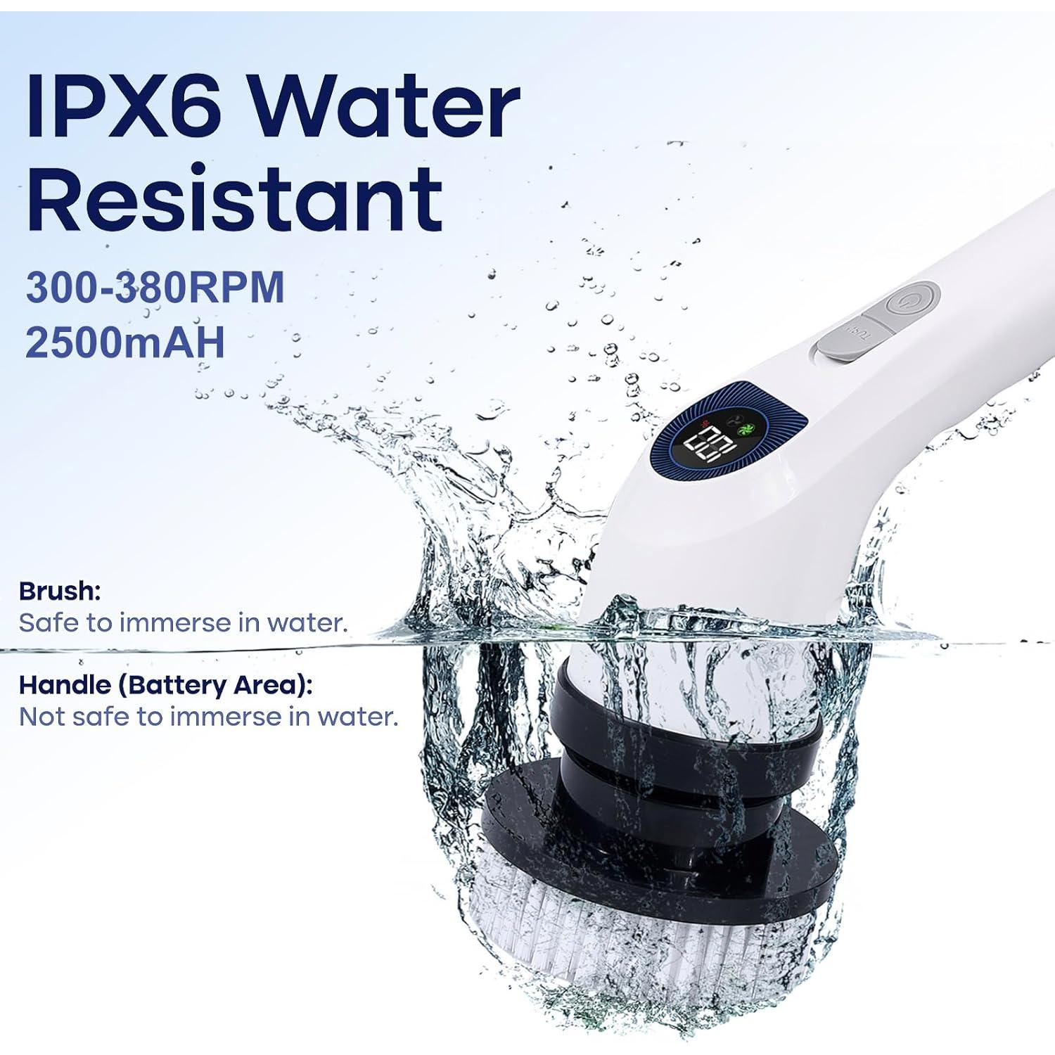 Cepillo Eléctrico Inalámbrico CLEANNINJA A-20 con 7 Cabezas