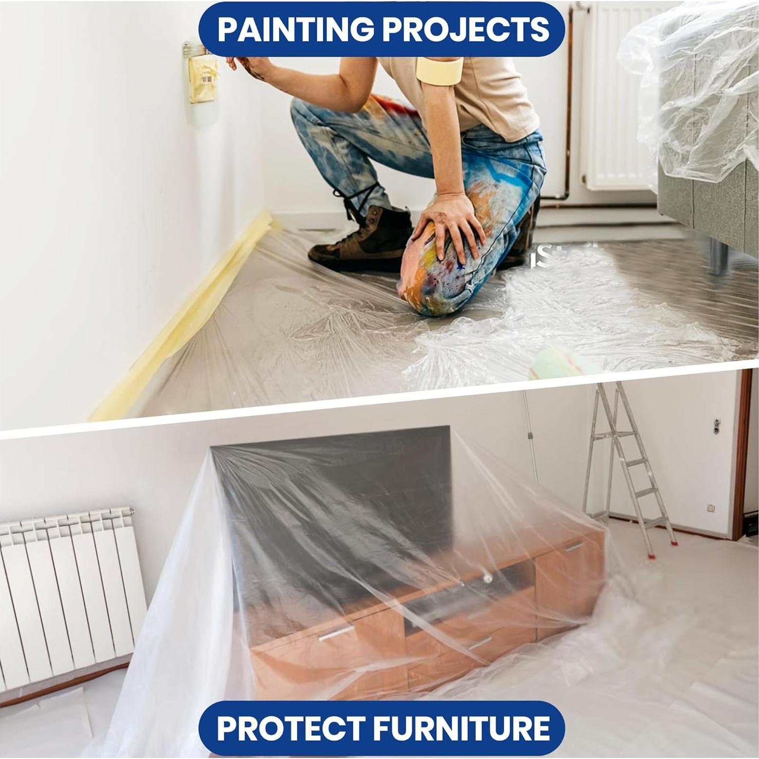 Película de Enmascarar Pretapada Adhesiva 550mm x 33m ADHES TAPE