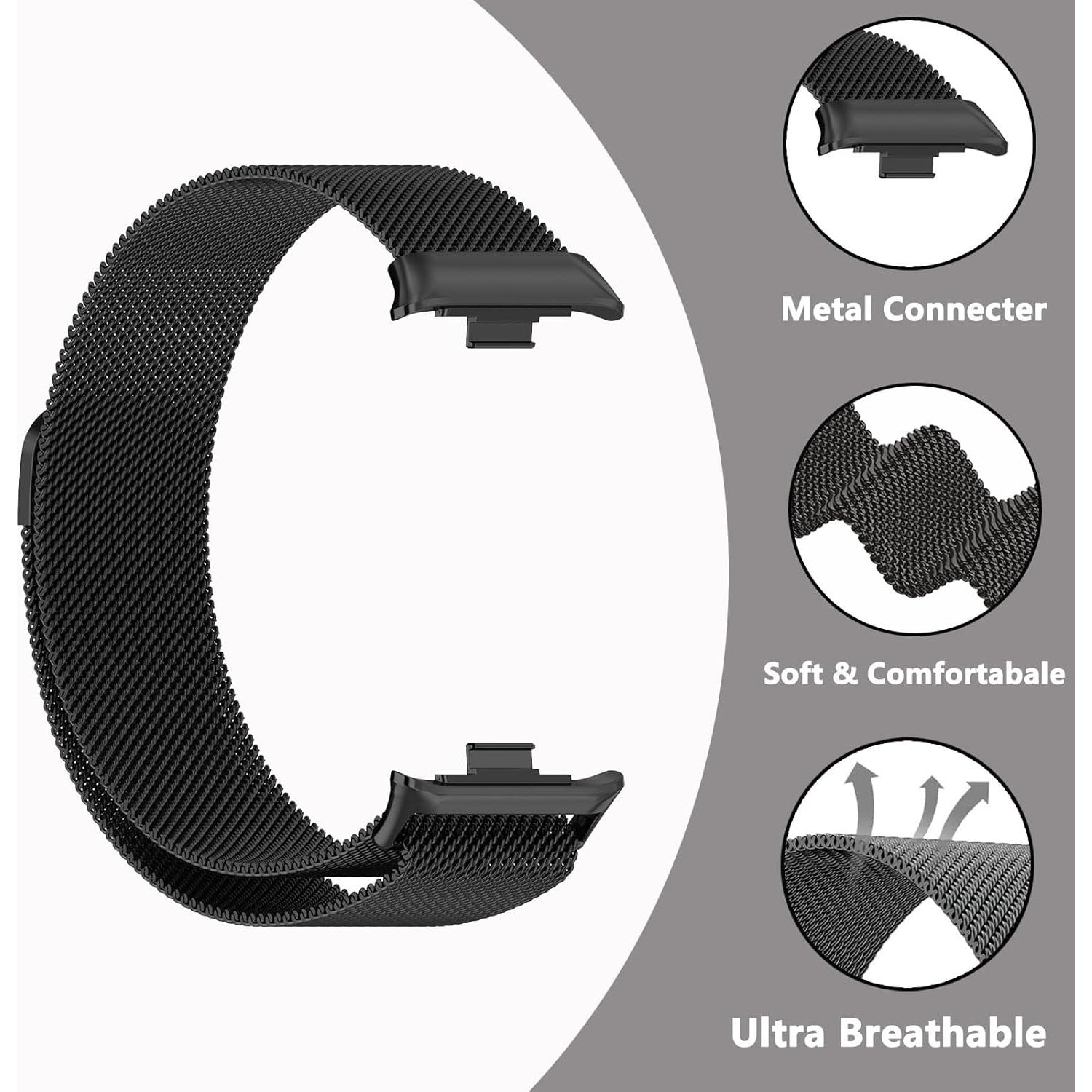 Correa de Metal SUGARJAR para Xiaomi Smart Band 9 Pro/Mi Band 8 Pro