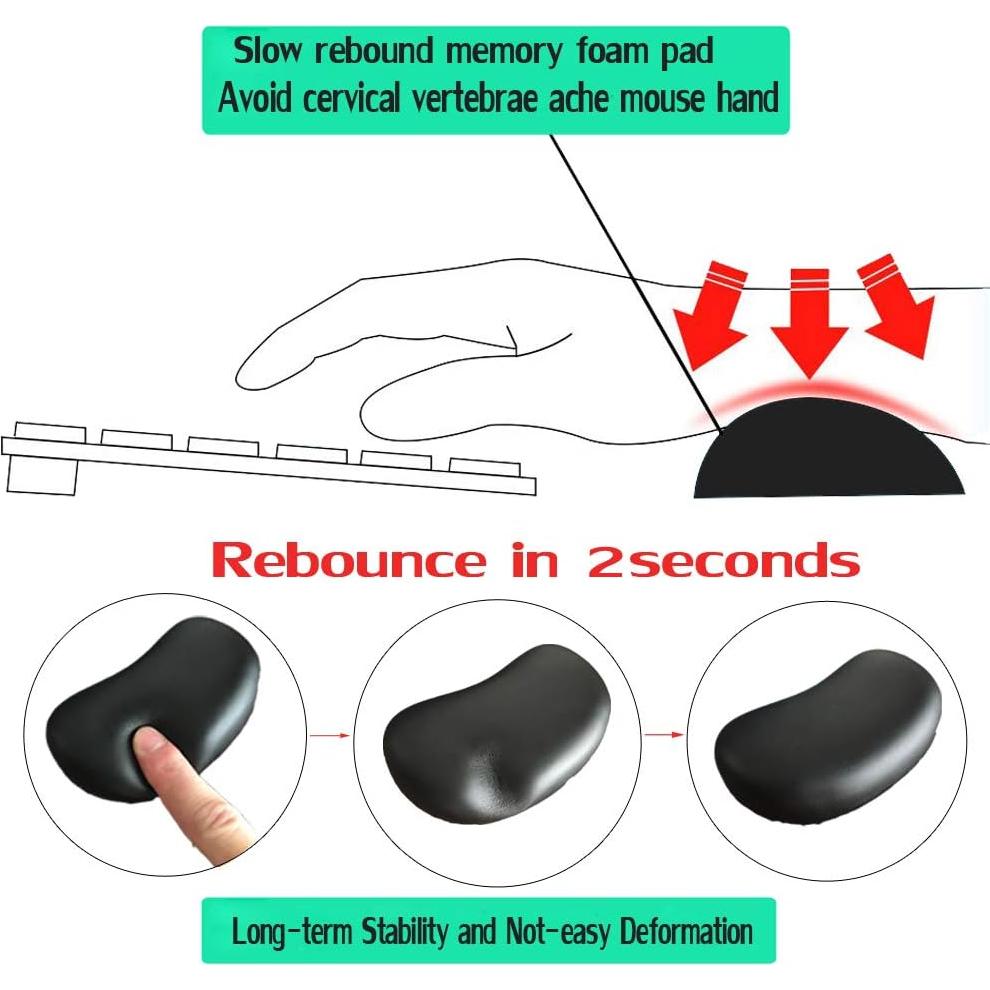 Almohadilla Ergonómica para Muñeca SKYZONAL de Espuma Viscoelástica