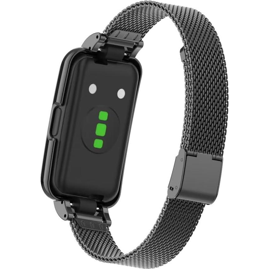 Correa de Acero Inoxidable para Huawei Band 7/8/9/10 - Negro