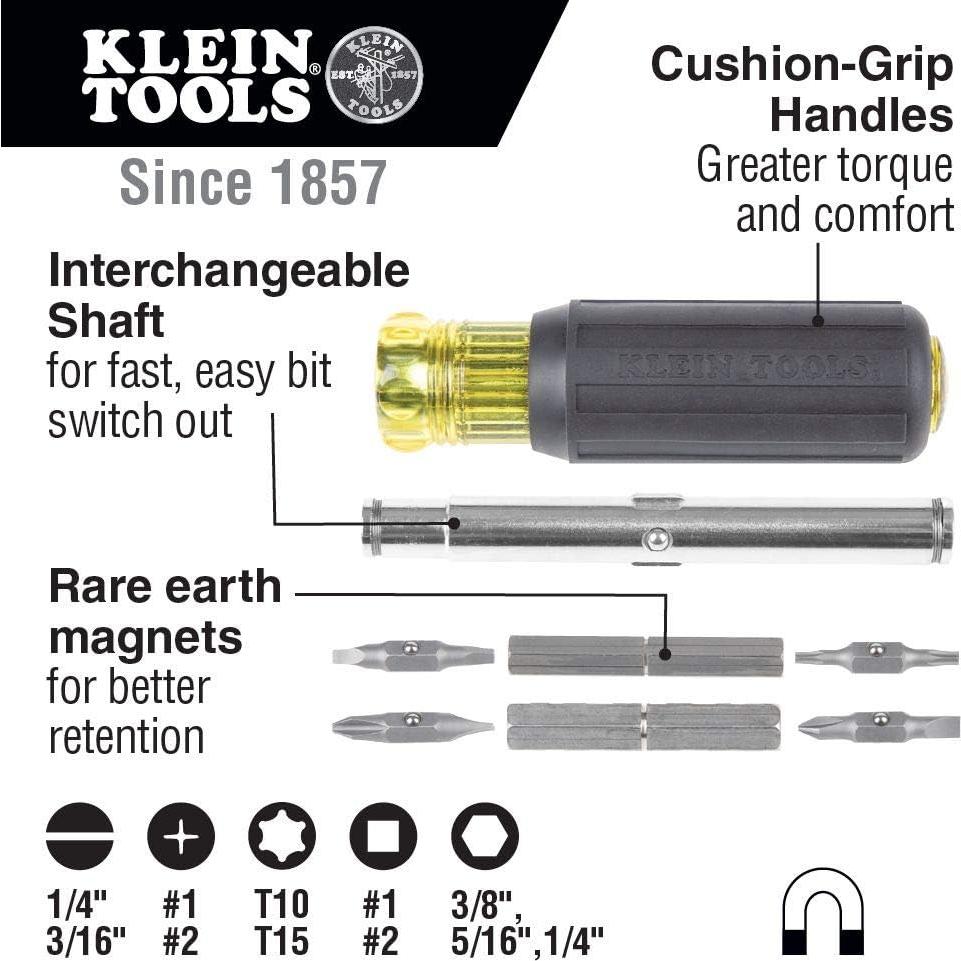 Kit de Destornilladores Klein Tools 11-en-1 y 27-en-1