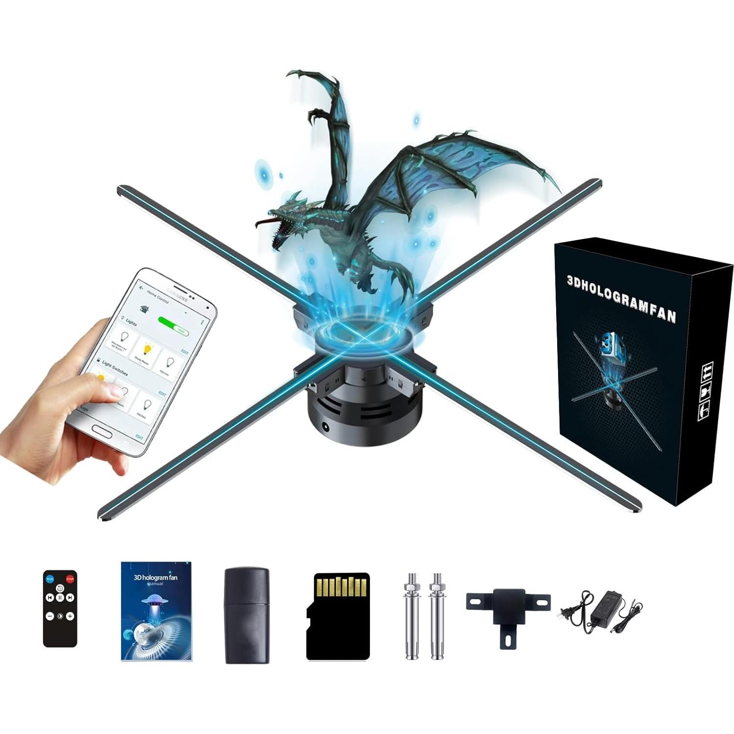 Proyector Holográfico Missyou 80CM con APP y Bluetooth