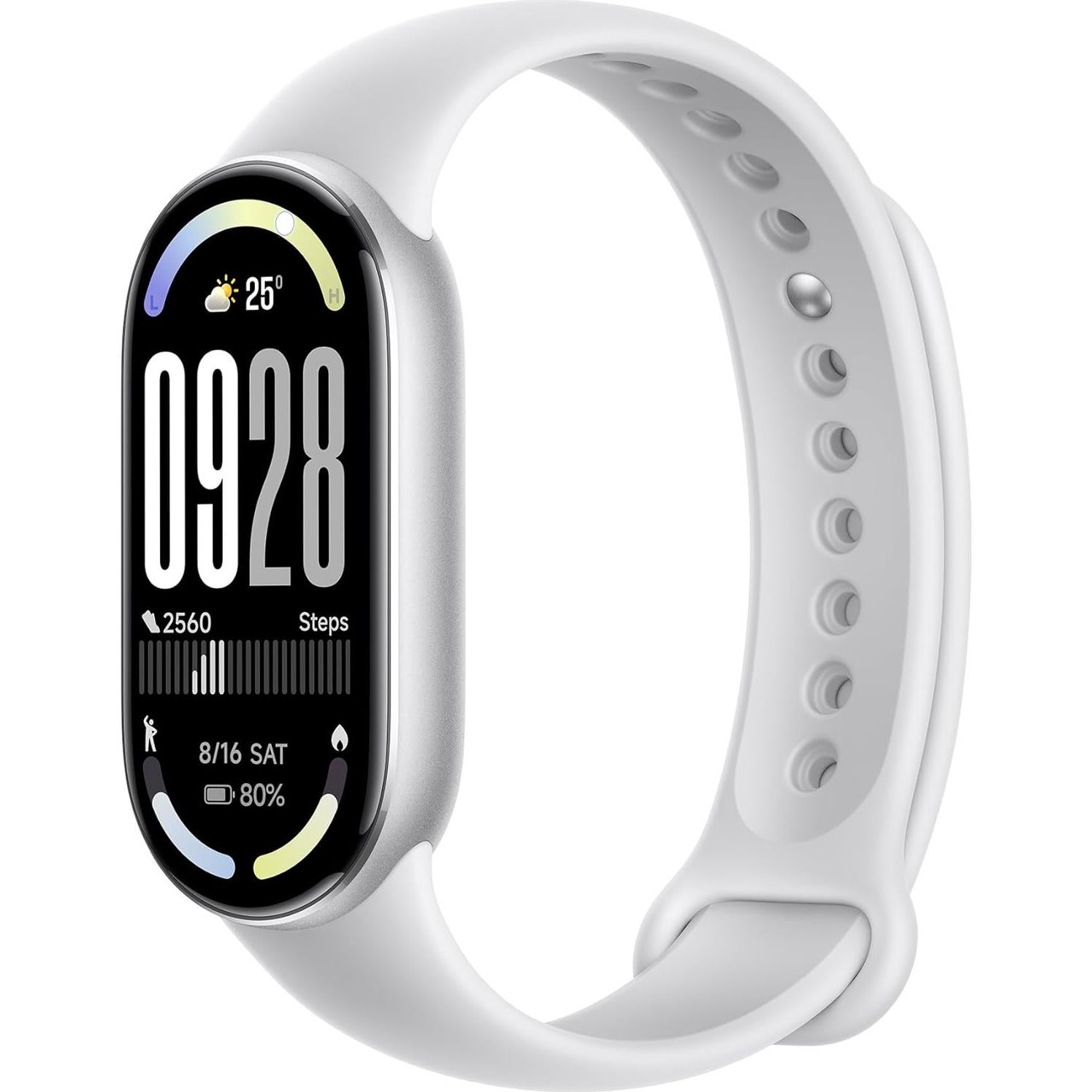 Xiaomi Mi Smart Band 10 - 1.72" AMOLED, 21 Días Batería, Plata