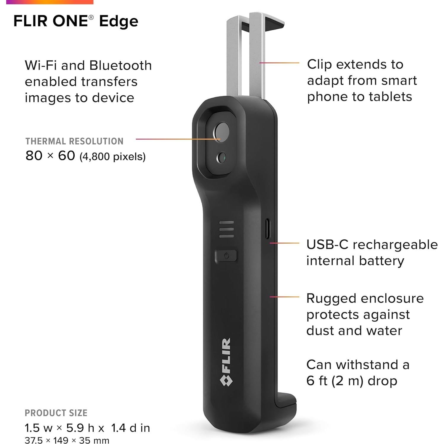 Cámara Térmica Inalámbrica FLIR Edge para Smartphones