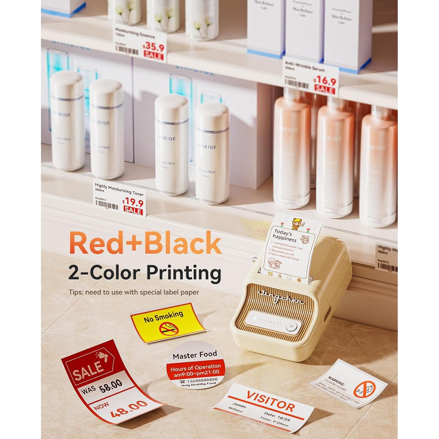 Impresora de Etiquetas NIIMBOT B21 Pro Bluetooth 300DPI