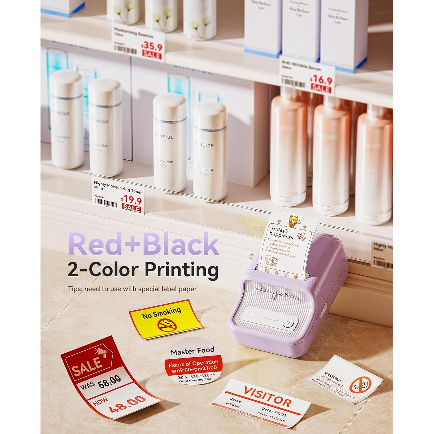 Impresora de Etiquetas NIIMBOT B21 Pro 300DPI Portátil