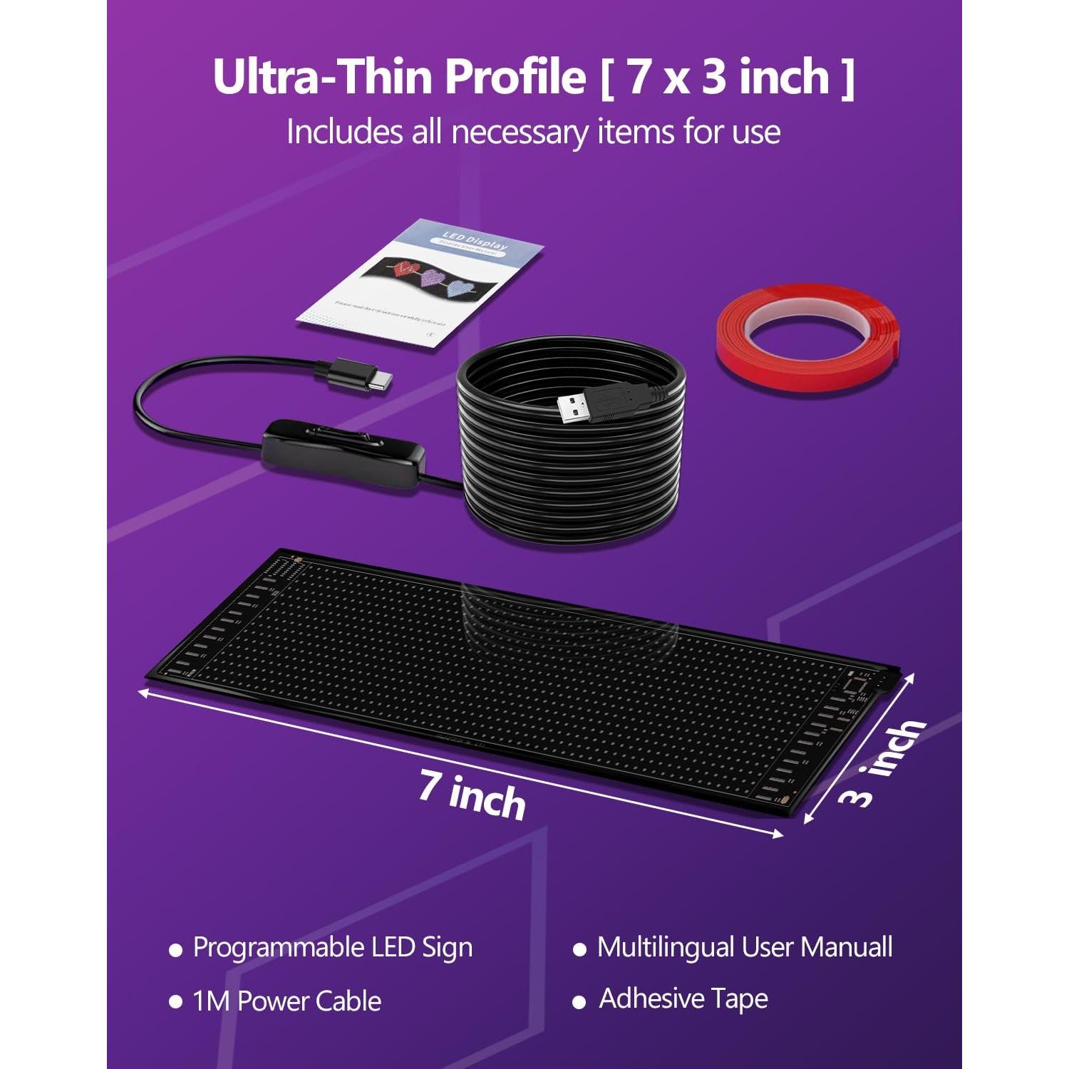 Ojos del Diablo LED Programables JDVOOTD 17.78x7.62cm