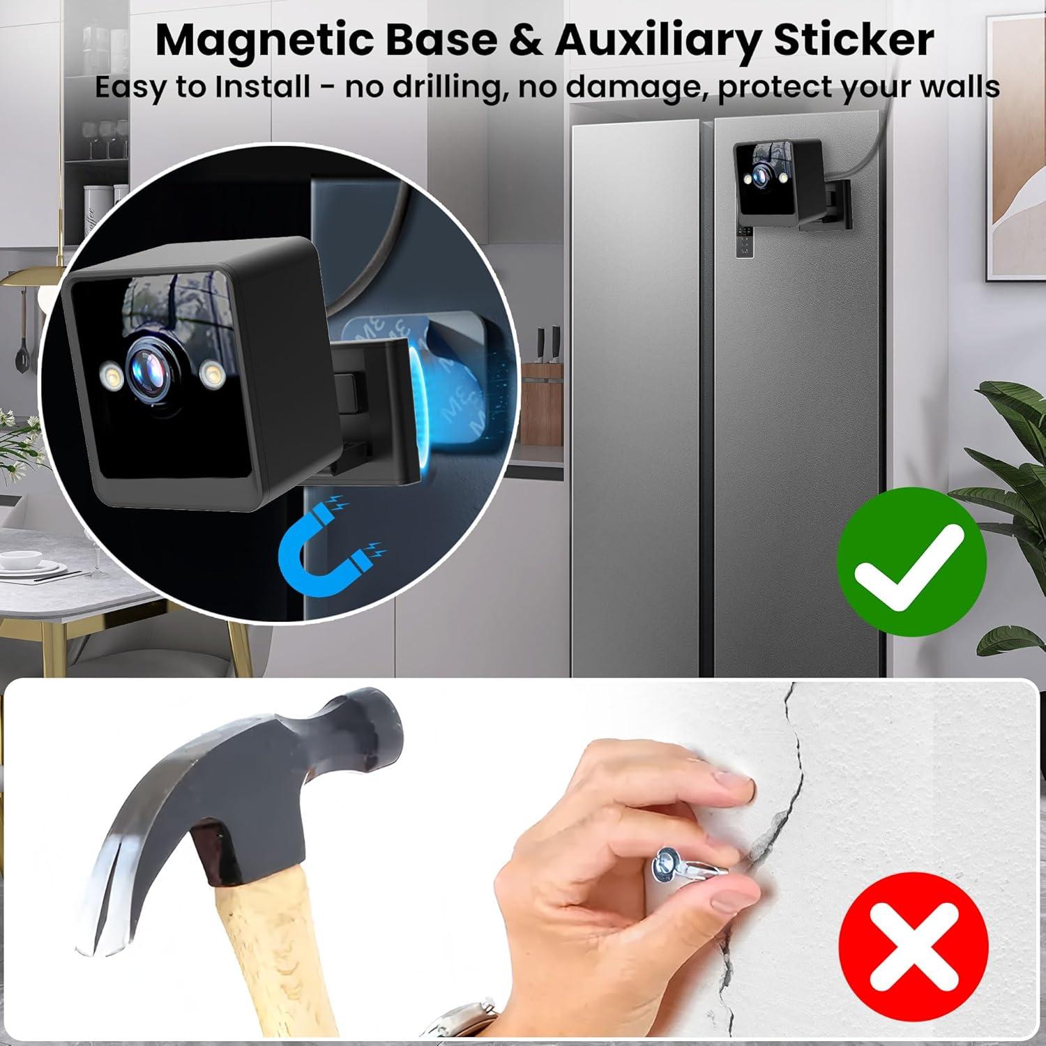 Cámara Interior 2K Vebiliki con Visión Nocturna y Audio Bidireccional