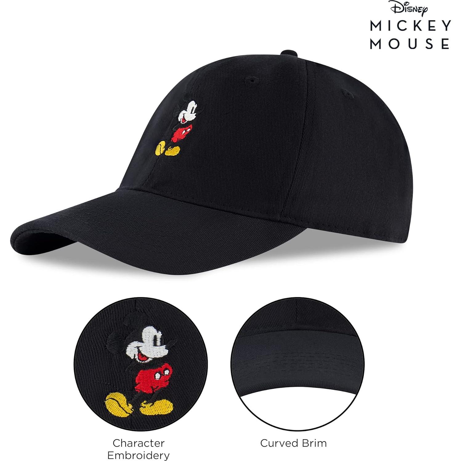 Gorra de béisbol ajustable Mickey Mouse Disney para hombres
