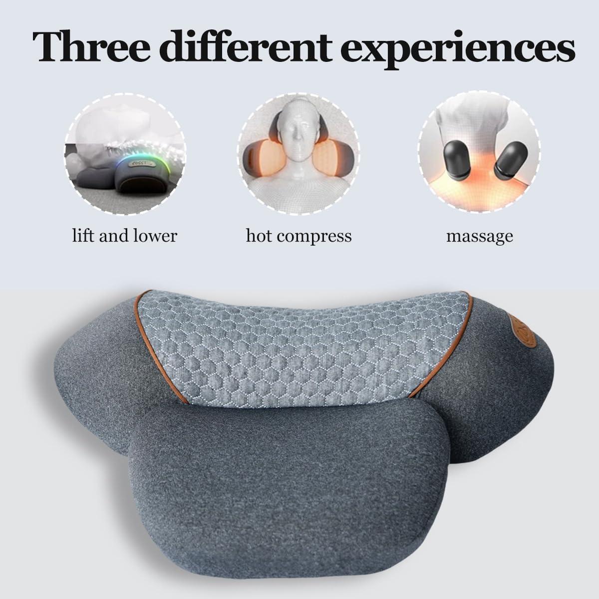 Masajeador de Cuello 3-en-1 Bkrtondsy - Calor, Vibración y Tracción