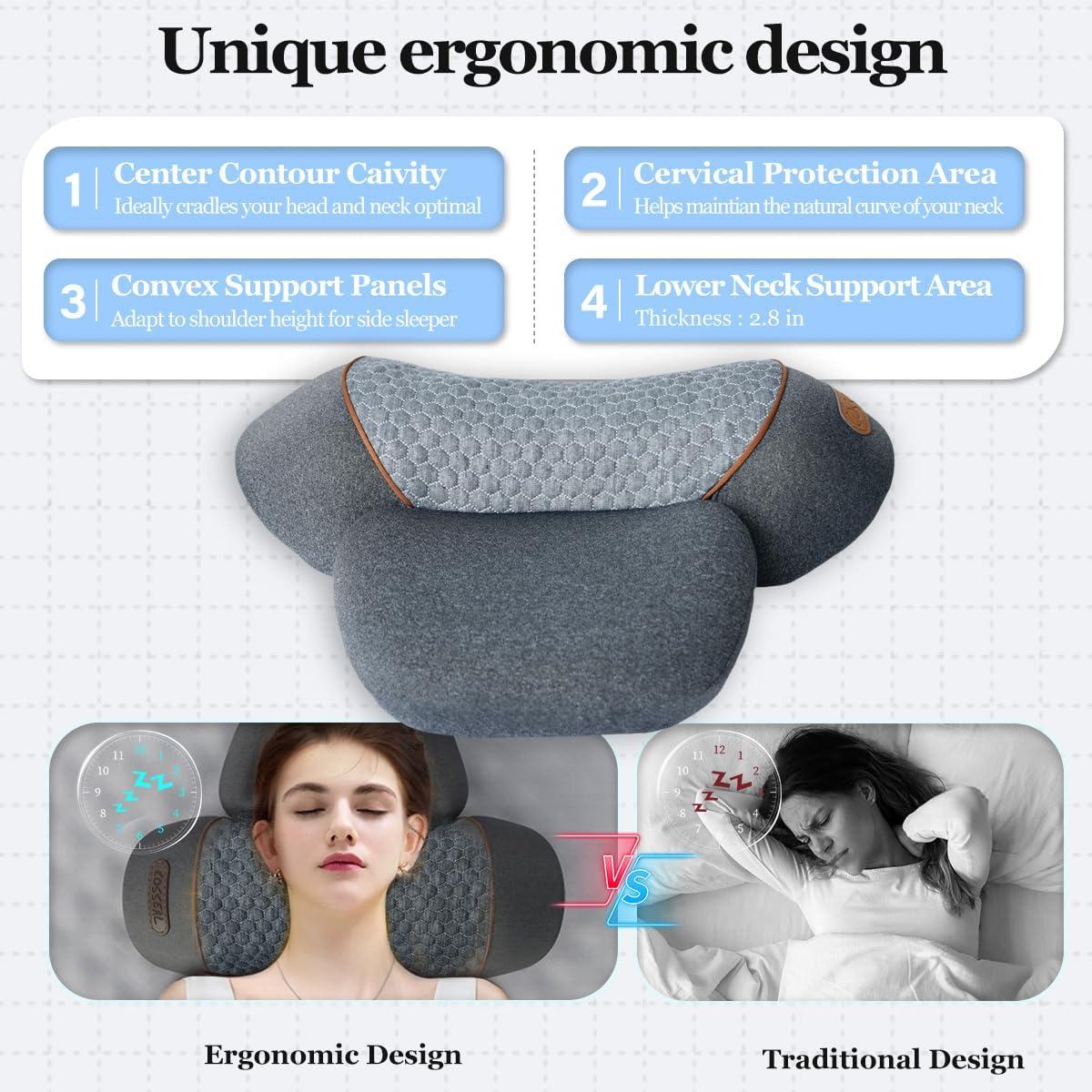 Masajeador de Cuello 3-en-1 Bkrtondsy - Calor, Vibración y Tracción