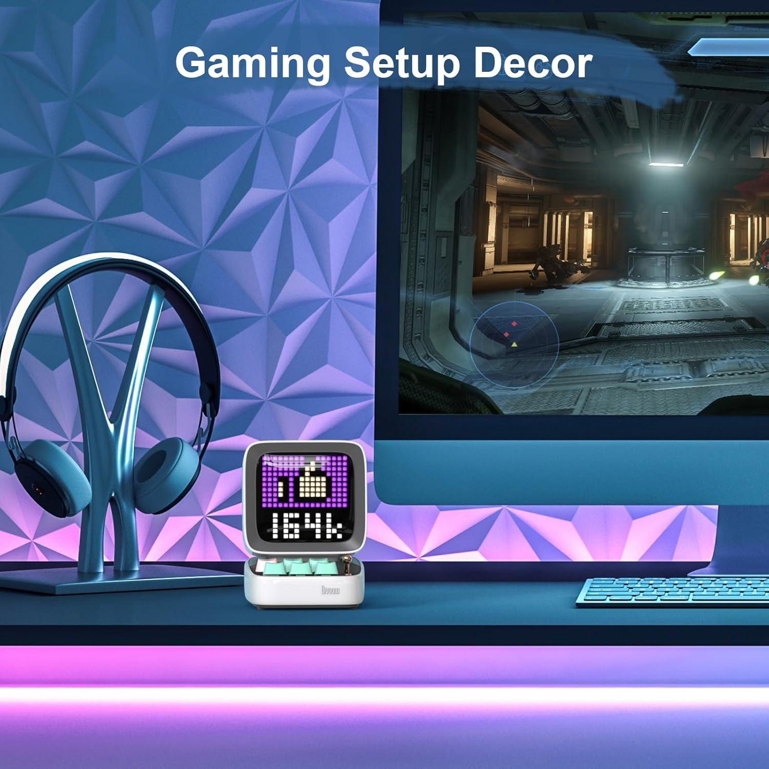 Divoom Ditoo Altavoz Bluetooth 10W con Pantalla LED 9cm