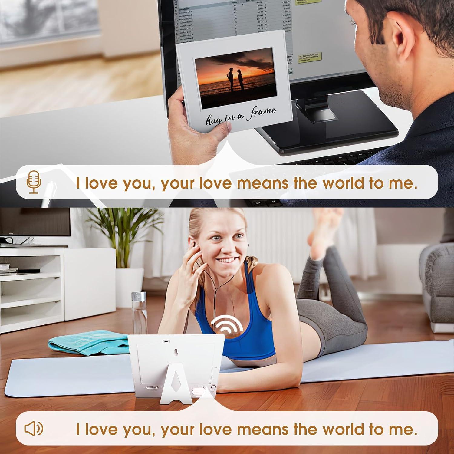 Marco de Fotos Grabable de Voz Fortuning's JDS 19x16 cm