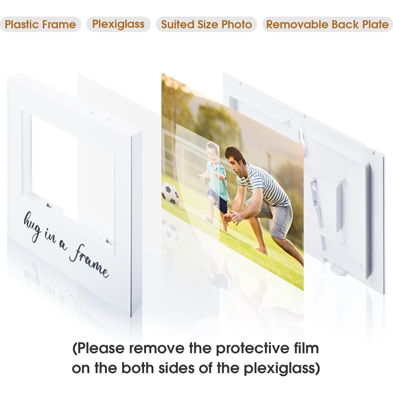 Marco de Fotos Grabable de Voz Fortuning's JDS 19x16 cm