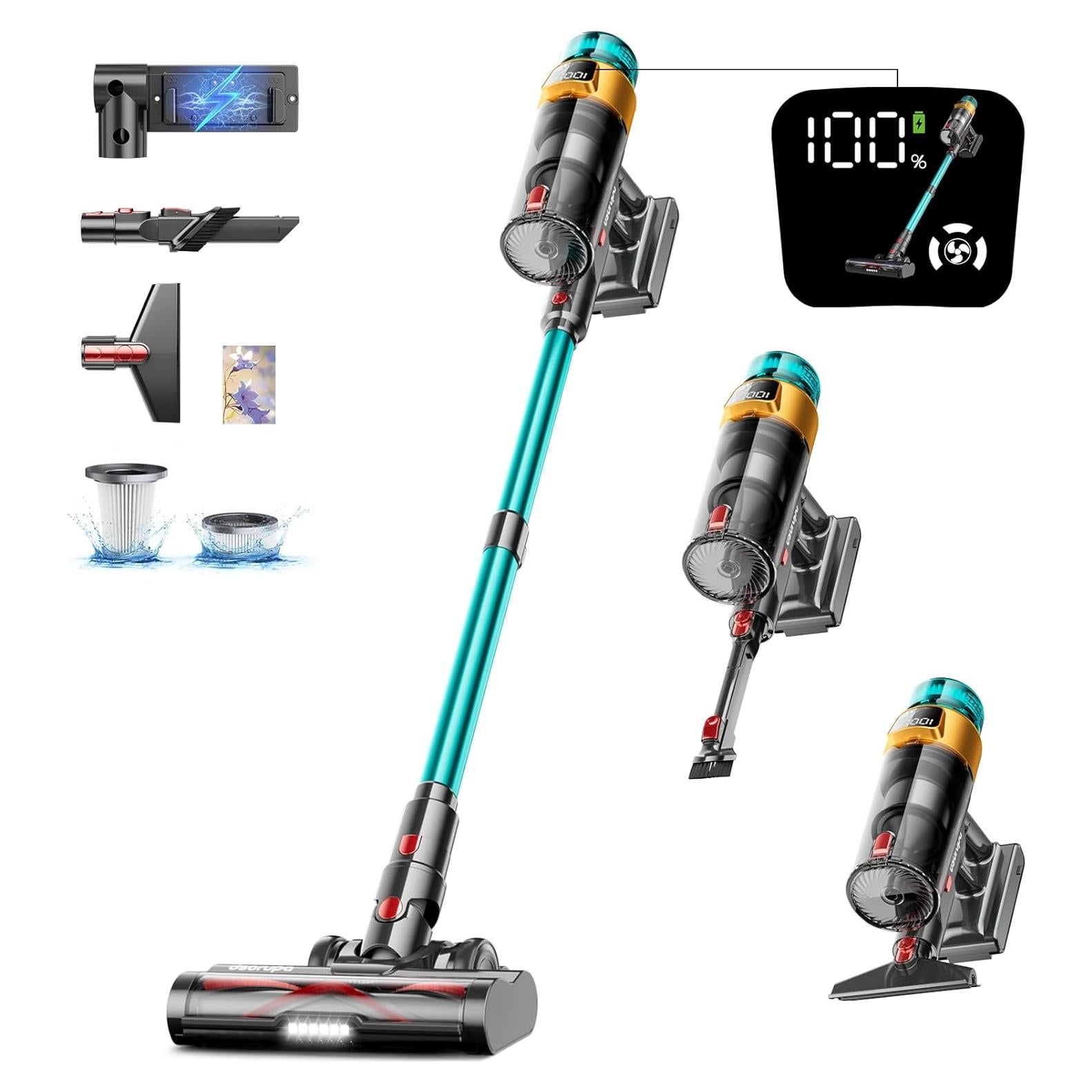 Aspiradora Inalámbrica Dsorupa V10 Ultra 550W 70Min Antienredos