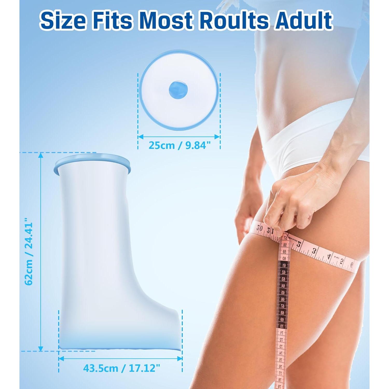 Cubierta de Yeso Impermeable Extra Grande Blueash para Ducha