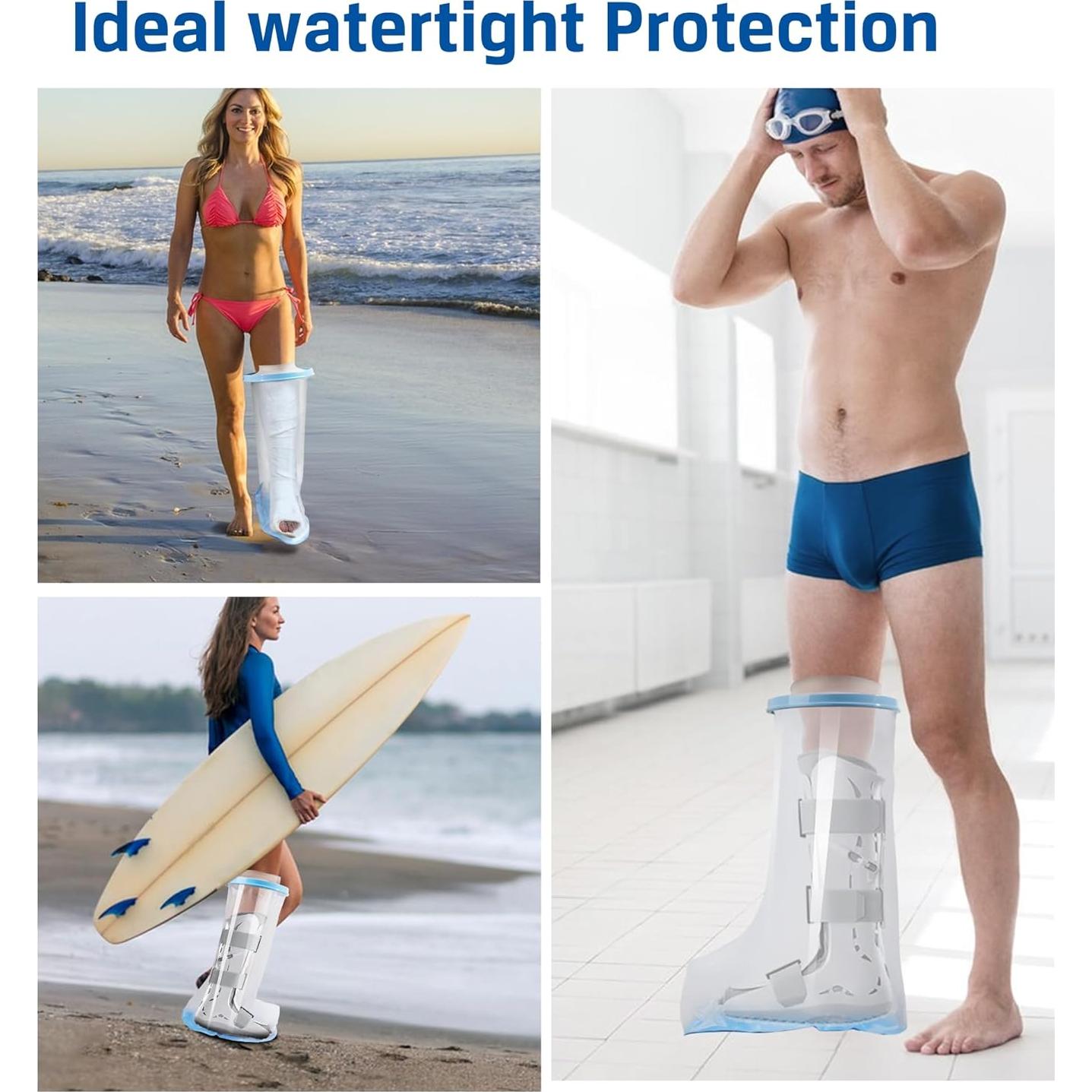 Cubierta de Yeso Impermeable Extra Grande Blueash para Ducha