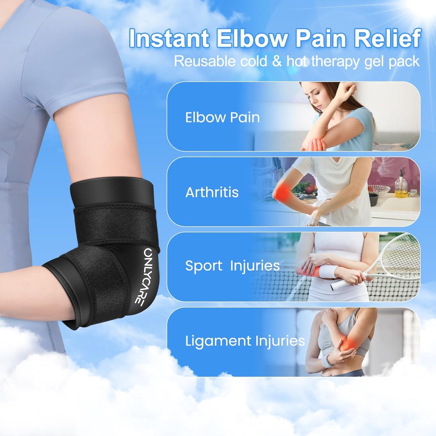 Funda de Hielo para Codo ONLYCARE CE01 Reutilizable 22.8x14.5cm