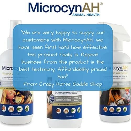 Spray Microcyn AH Manna Pro 89ml para Cuidado de Heridas Mascotas
