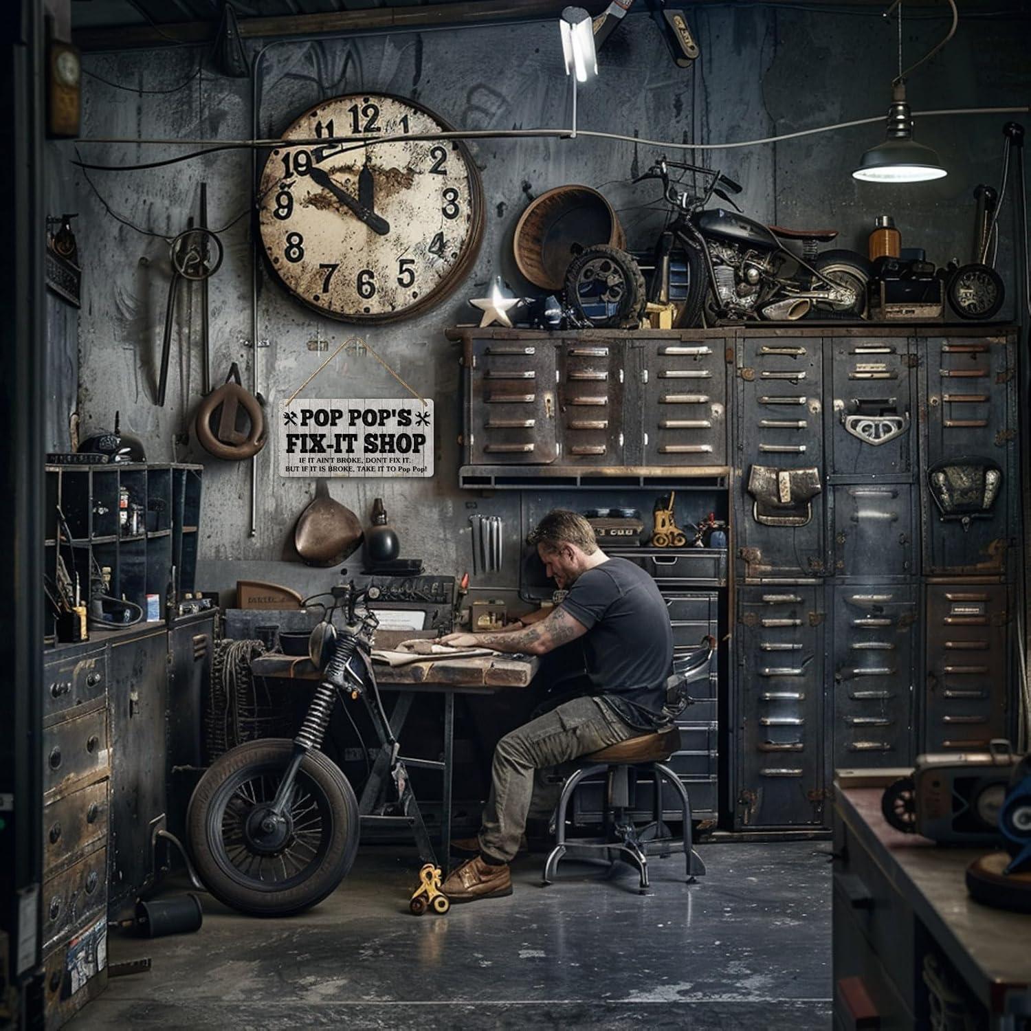 Placa de Madera Personalizada Pop Pop 30.5x15.2 cm Regalo Único