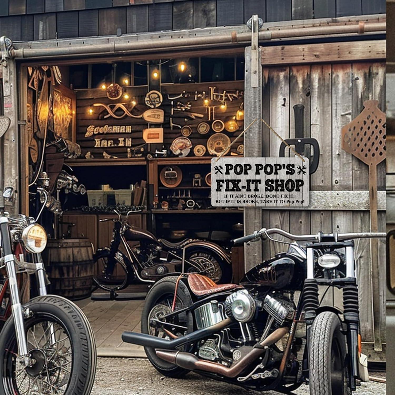 Placa de Madera Personalizada Pop Pop 30.5x15.2 cm Regalo Único