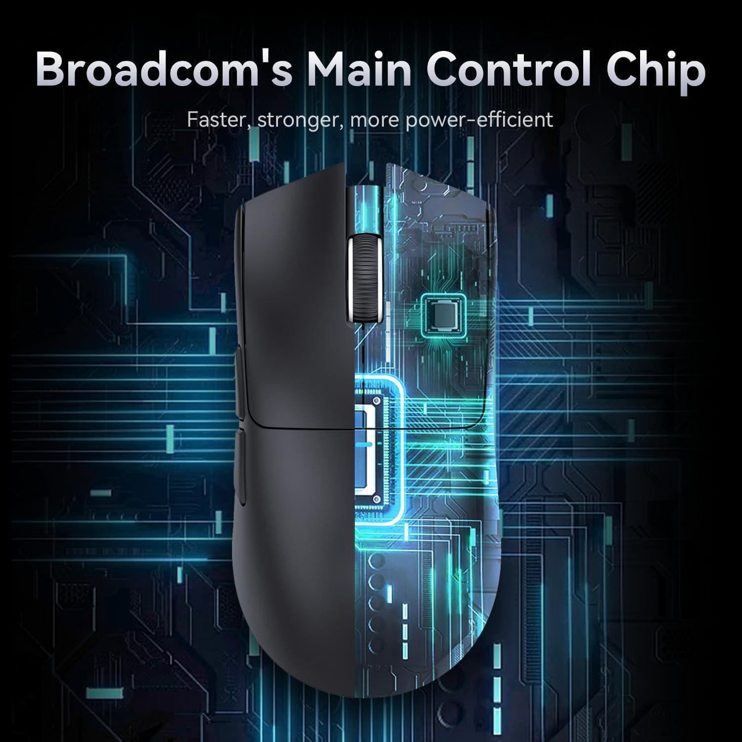 Ratón Gaming Attack Shark X11 22K DPI Carga Magnética Negro