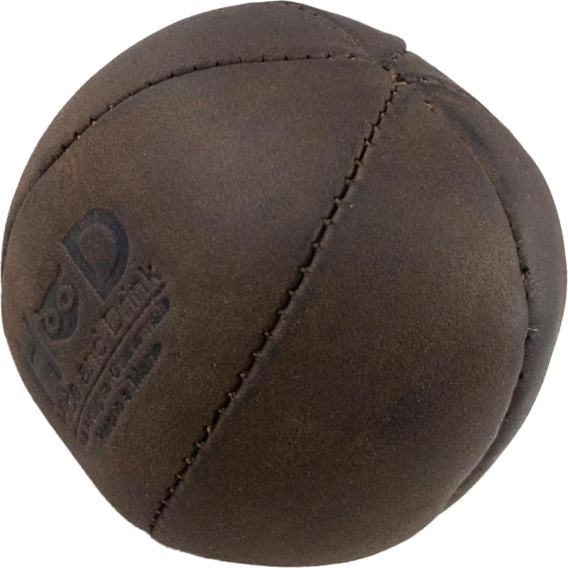Pelota Antiestrés de Cuero Hide & Drink - Marrón Bourbon