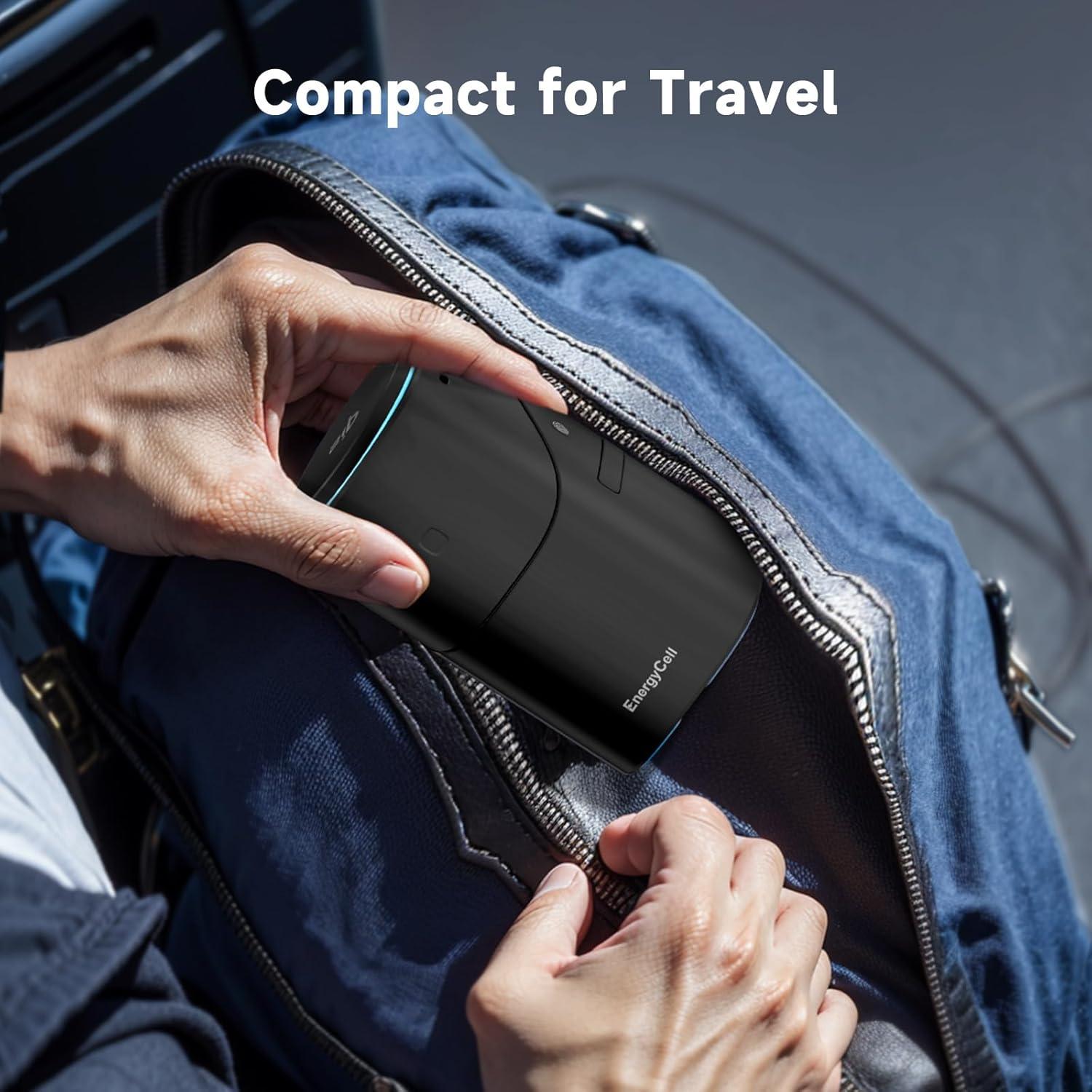 Cargador Inalámbrico 3 en 1 EnergyCell Qi2 15W Negro