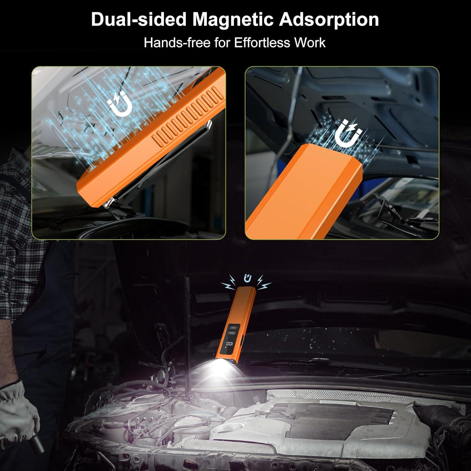 Linterna EDC Recargable DONGGUAN 1300 Lúmenes Naranja