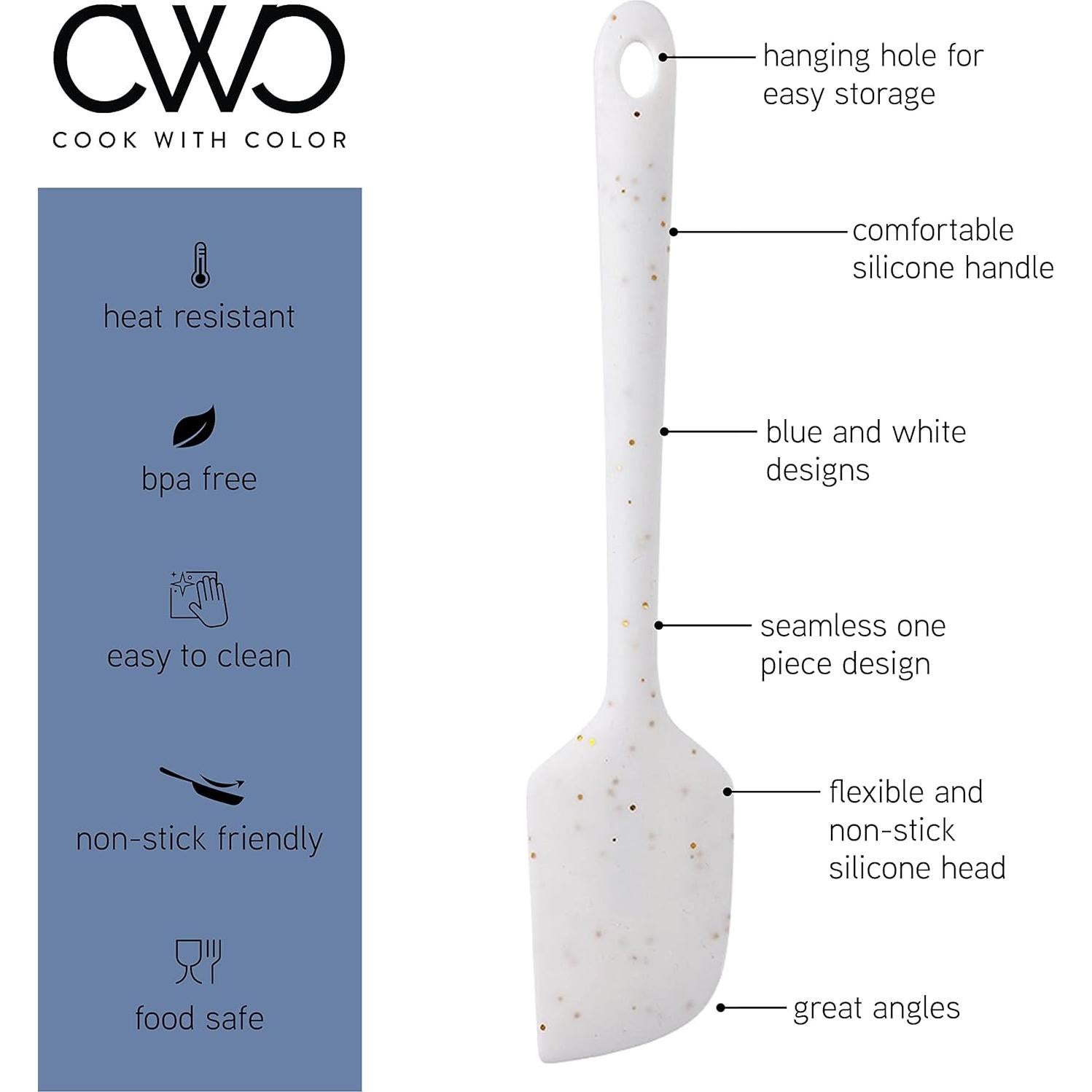 Juego de Utensilios de Cocina COOK WITH COLOR - 5 Piezas Silicona