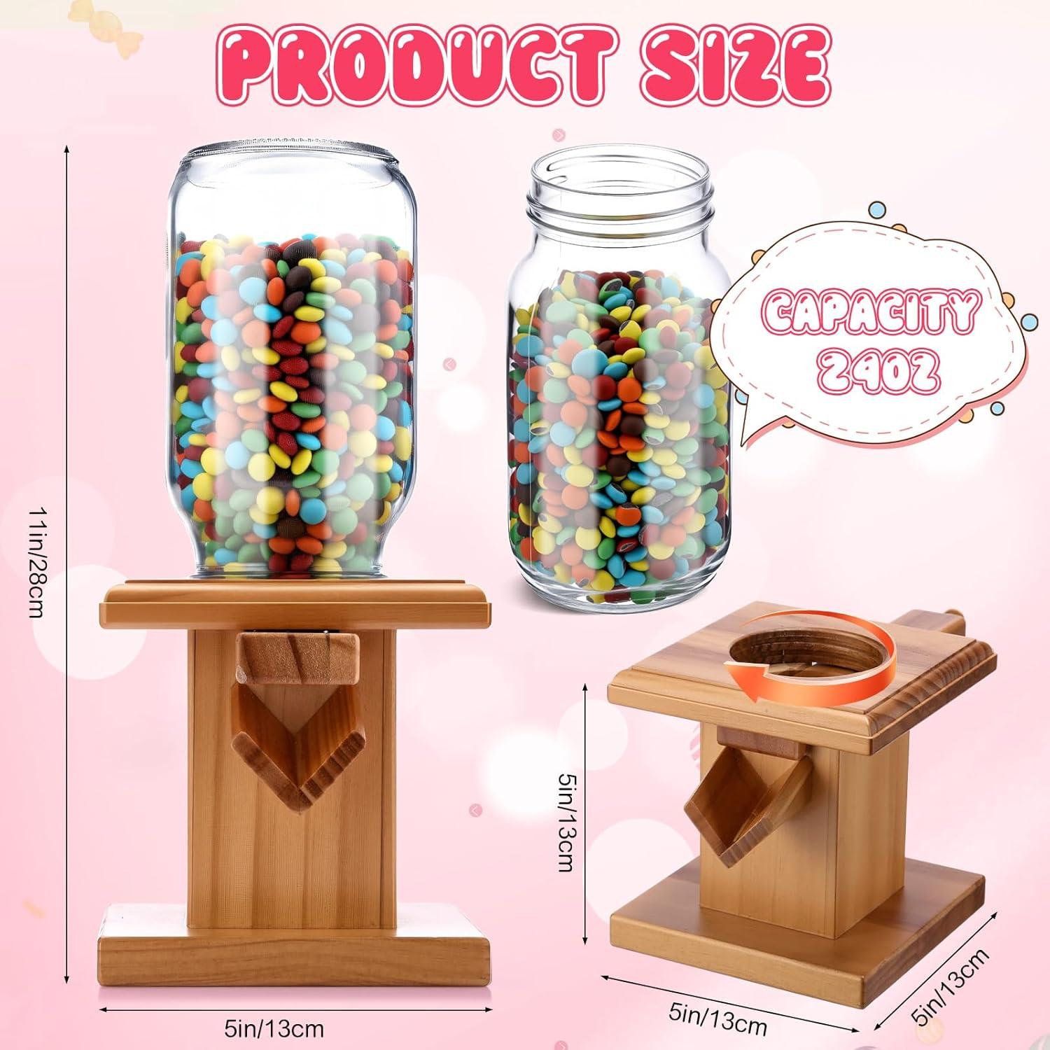 Dispensador de Caramelos de Madera Maxdot 2 Pcs 680g