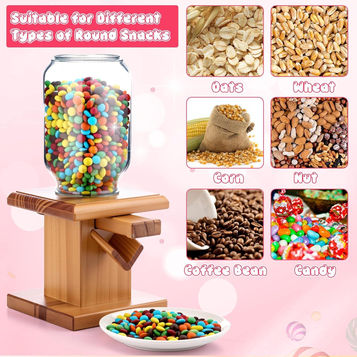 Dispensador de Caramelos de Madera Maxdot 2 Pcs 680g