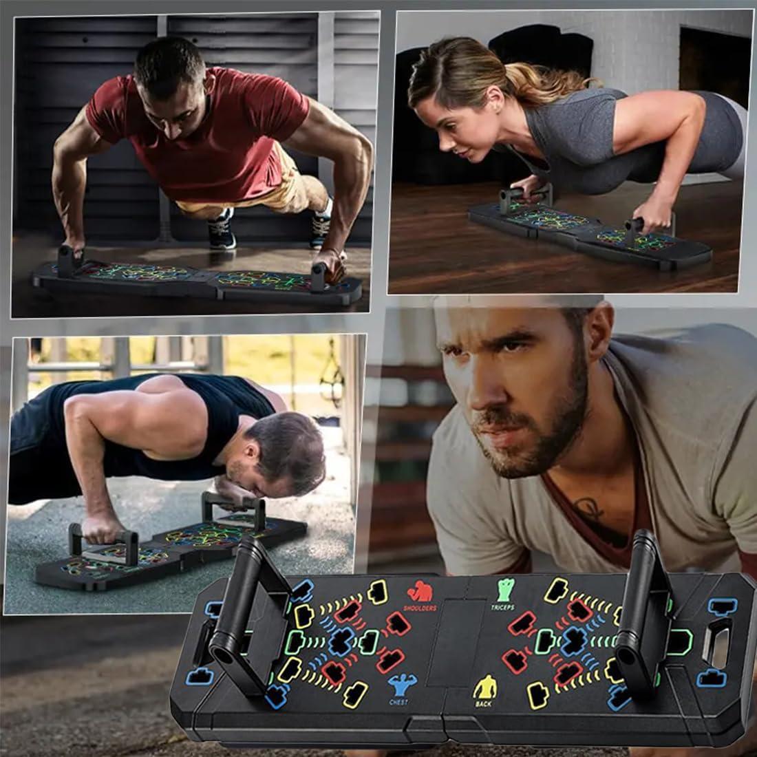 Tablero de Flexiones Multifuncional AKTJHS 16 en 1 Plegable