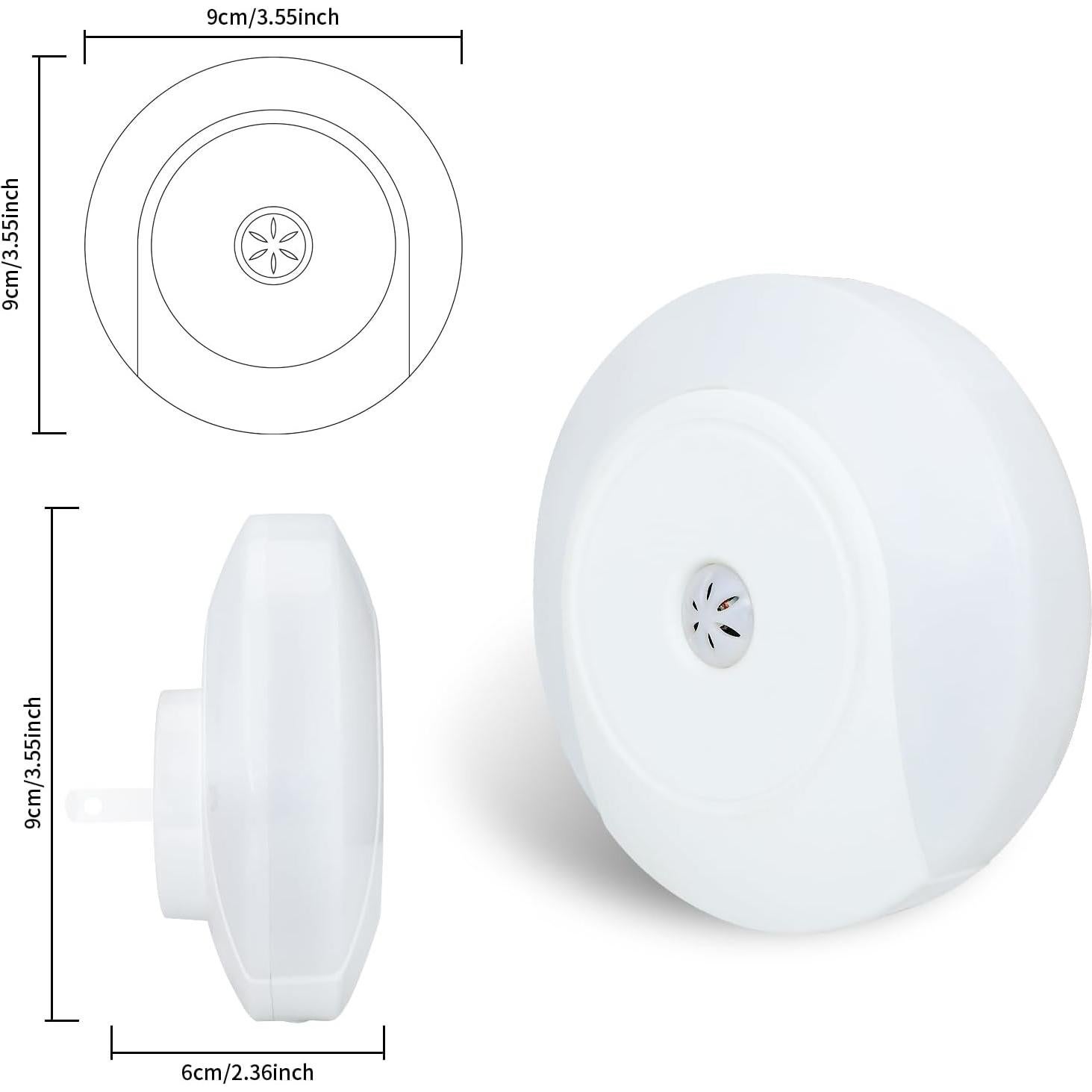 Luces Nocturnas LED MEIHUAXING, 2 Piezas, Sensor Automático